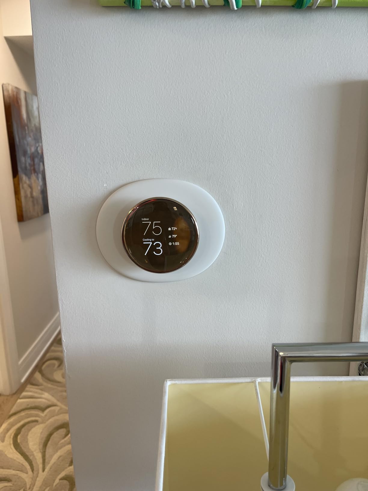 Google Nest Learning Thermostat (4th gen) + Nest Temperature Sensor (2nd gen) - Silver Customer Review Google Nest Learning Thermostat (4th gen) + Nest Temperature Sensor (2nd gen) - Silver - Customer Photo 2