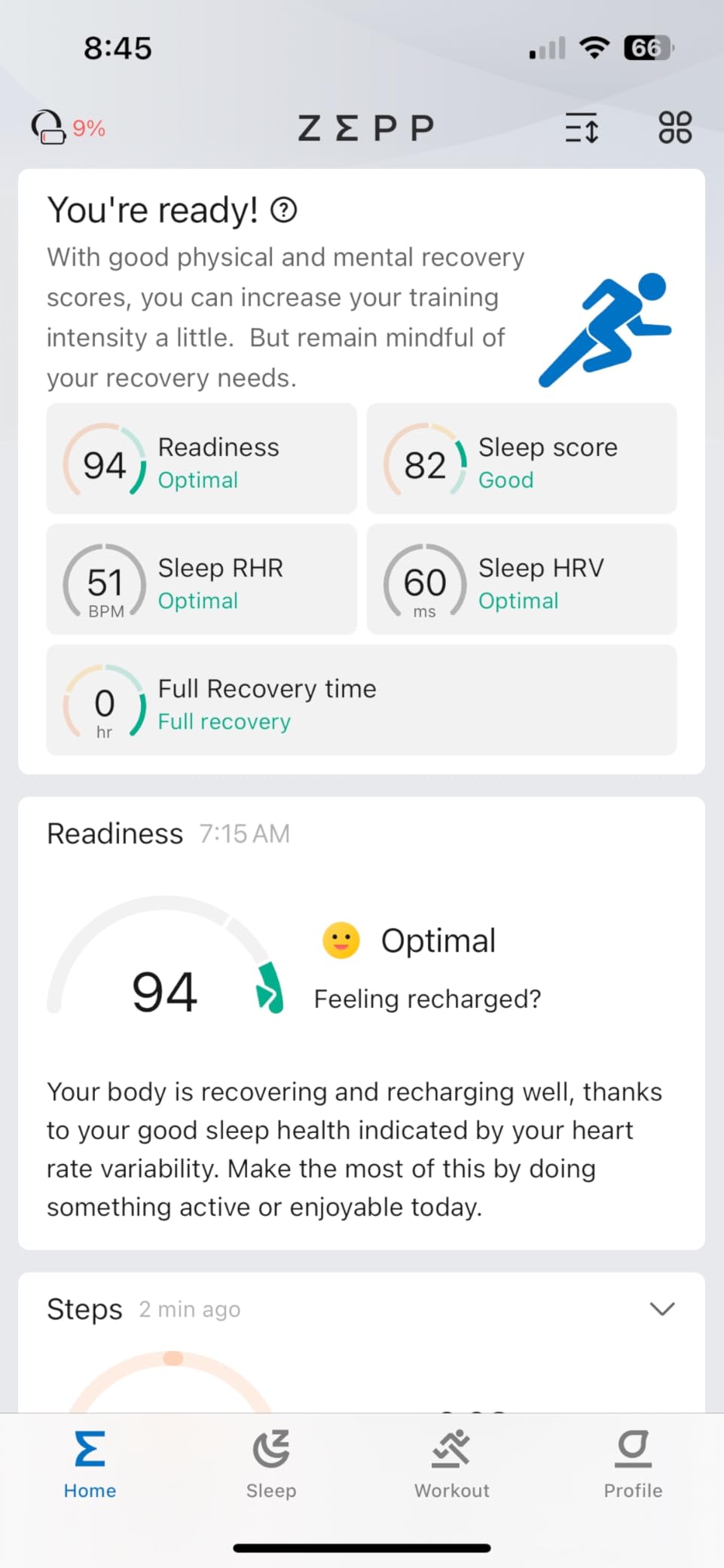 Amazfit Helio Smart Ring Health Tracker, Fitness Tracker Ring, No Subscription, Monitors Sleep, Heart Rate & Stress, Titanium Alloy, Fast 1.4-Hr Charging, Swim/Shower Water-Resistant (Size 10) - Customer Photo 2
