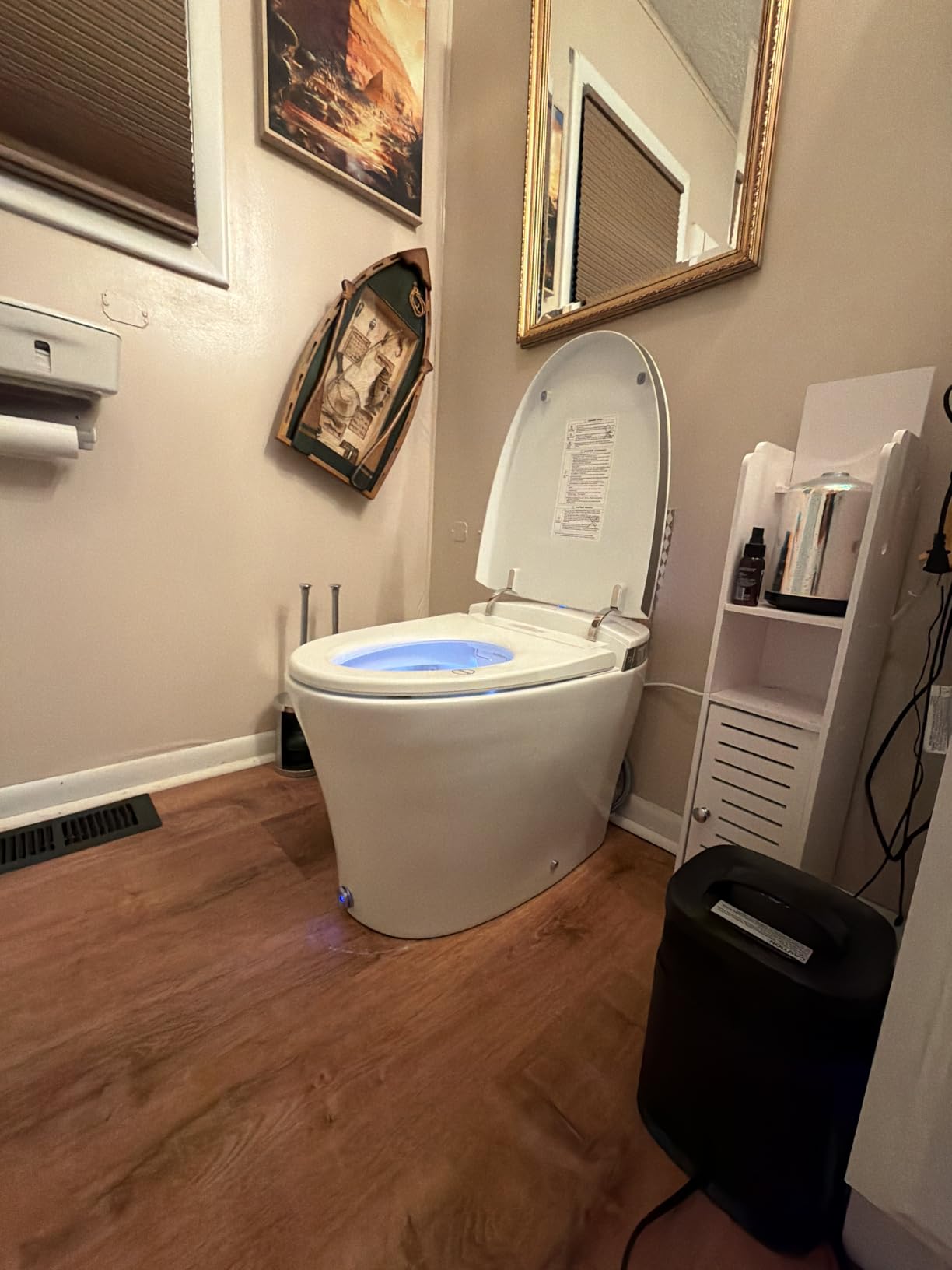 EPLO Smart Toilet with Bidet Built In, Luxury Bidet with Heated Seat ADA Comfort Height & Foam Dispenser, Elongated Japanese Toilet with Automatic Flush, Dryer, Night Light, TEMP Display - iX7 MT customer photo 1
