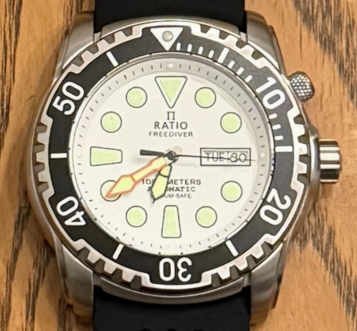 RATIO FreeDiver Helium-Safe Dive Watch Sapphire Crystal Automatic Diver Watch 1000M Water Resistant Diving Watch for Men - Customer Photo 1