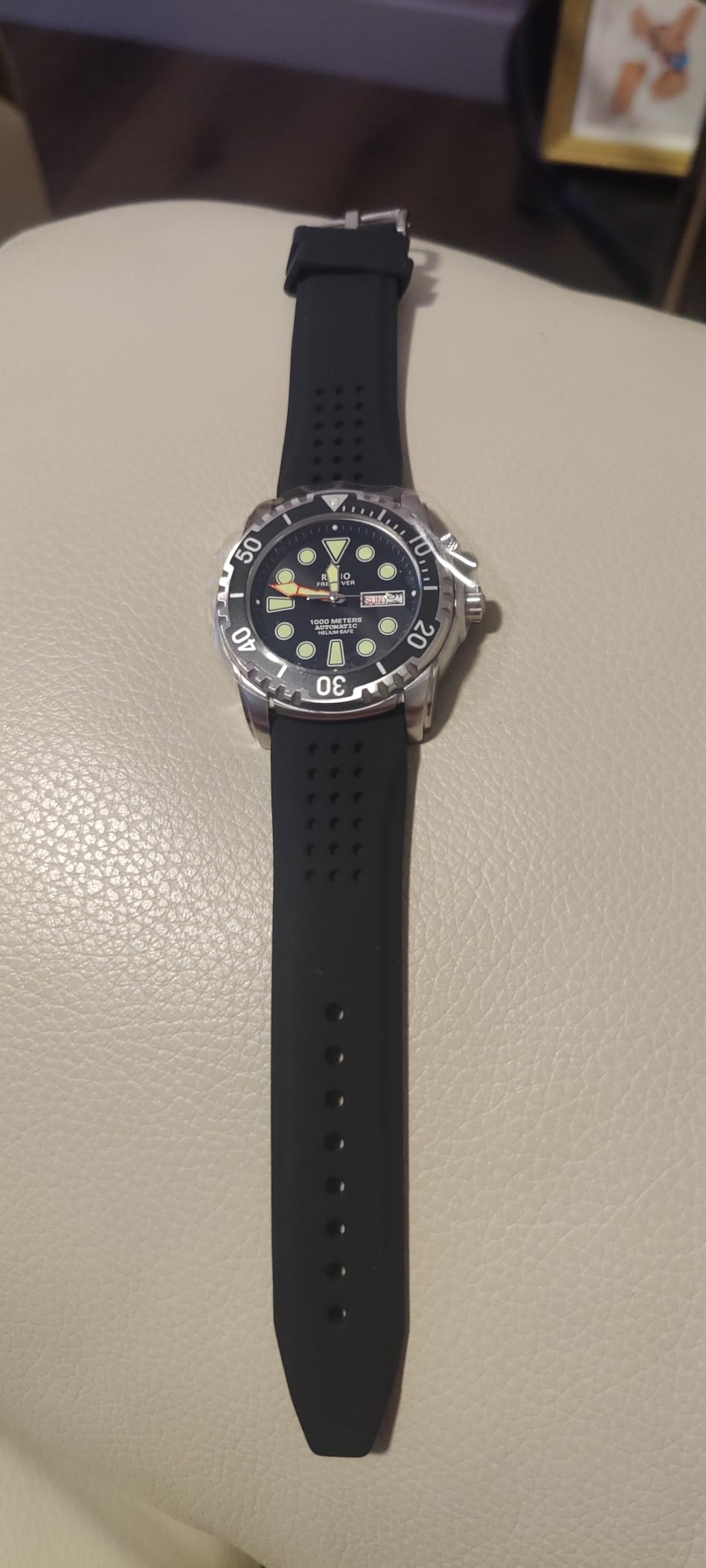 RATIO FreeDiver Helium-Safe Dive Watch Sapphire Crystal Automatic Diver Watch 1000M Water Resistant Diving Watch for Men - Customer Photo 2
