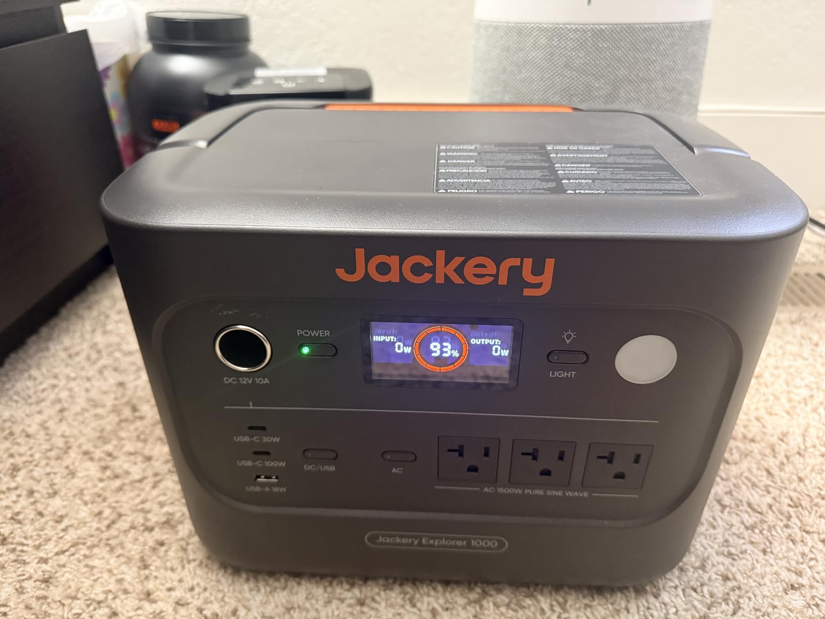 Jackery Explorer 1000 v2 Portable Power Station,1070Wh LiFePO4 Battery,1500W AC/100W USB-C Output, 1 Hr Fast Charge, Solar Generator for Camping,Emergency, RV, Off-Grid Living(Solar Panel Optional) Customer Review Jackery Explorer 1000 v2 Portable Power Station,1070Wh LiFePO4 Battery,1500W AC/100W USB-C Output, 1 Hr Fast Charge, Solar Generator for Camping,Emergency, RV, Off-Grid Living(Solar Panel Optional) - Customer Photo 2