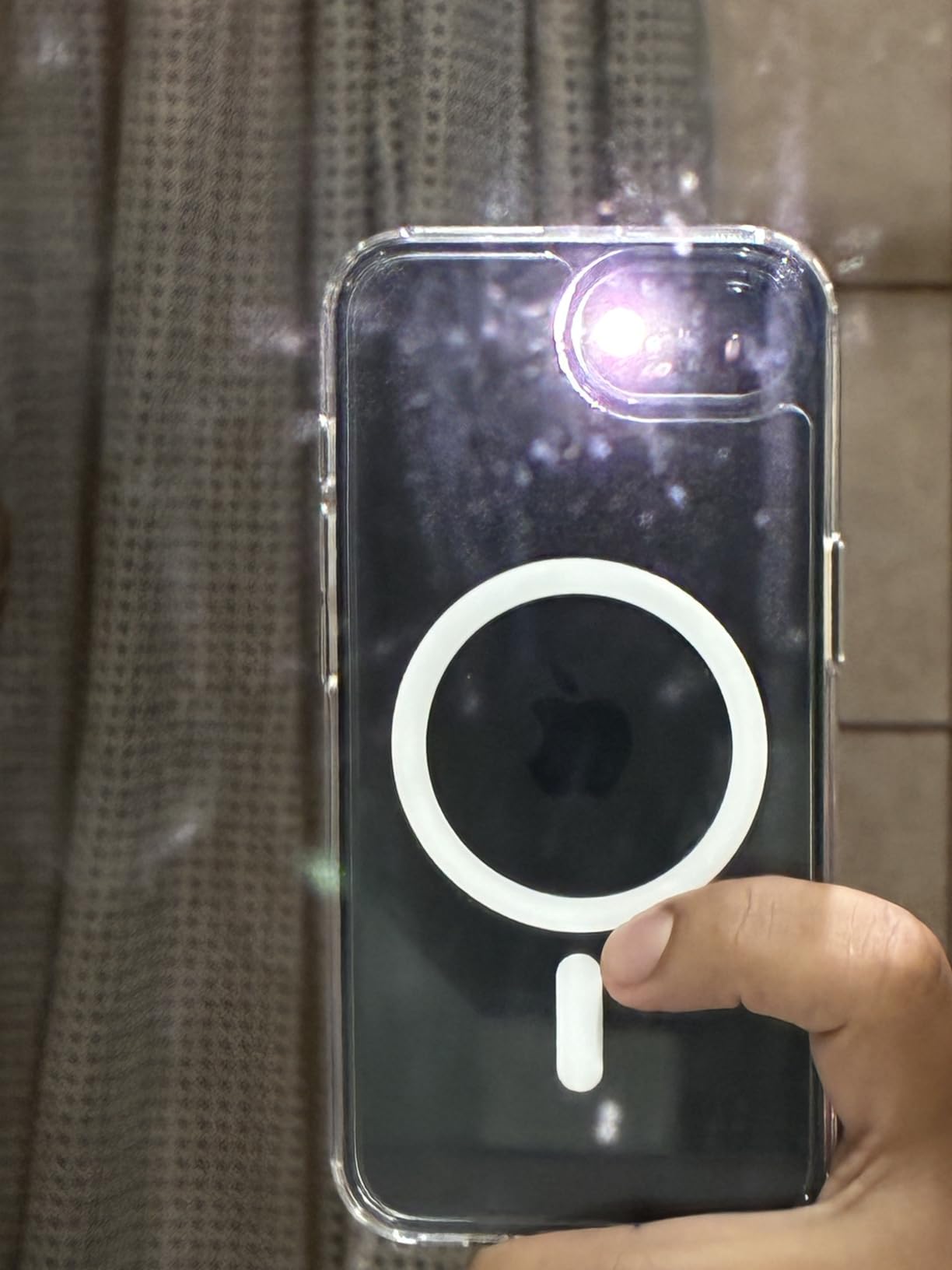 Magnetic for iPhone 16 Pro Case [Mil-Grade Drop Protection] [Compatible with Magsafe] Shockproof Slim Transparent Protective Phone Case, Clear - Customer Photo 1
