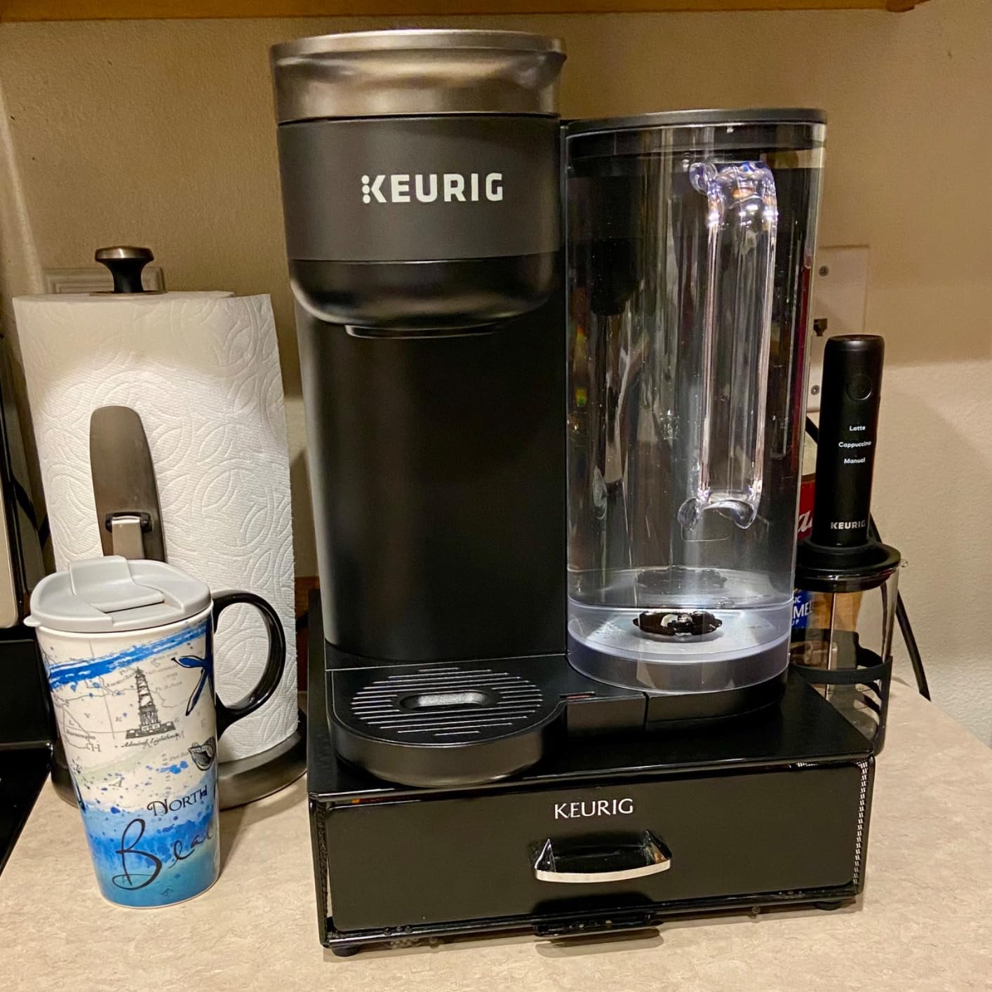 Keurig K-Brew + Chill Iced & Hot Single Serve Coffee Maker with QuickChill & MultiStream Technology, 70oz Reservoir, Strong Brew, Holiday Gift Favorite - Customer Photo 2