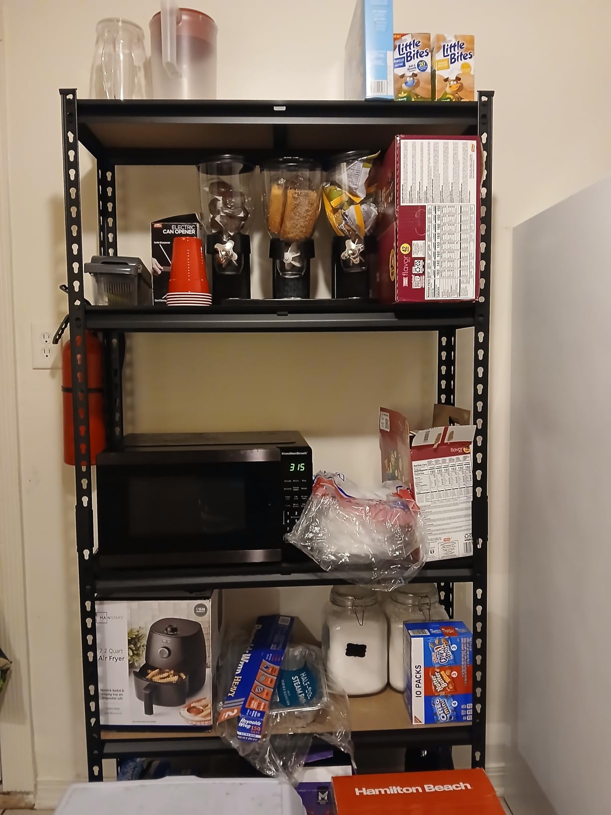 REIBII 2400 Lbs Garage Shelving for Basement, Adjustable Shelving Unit customer photo 1