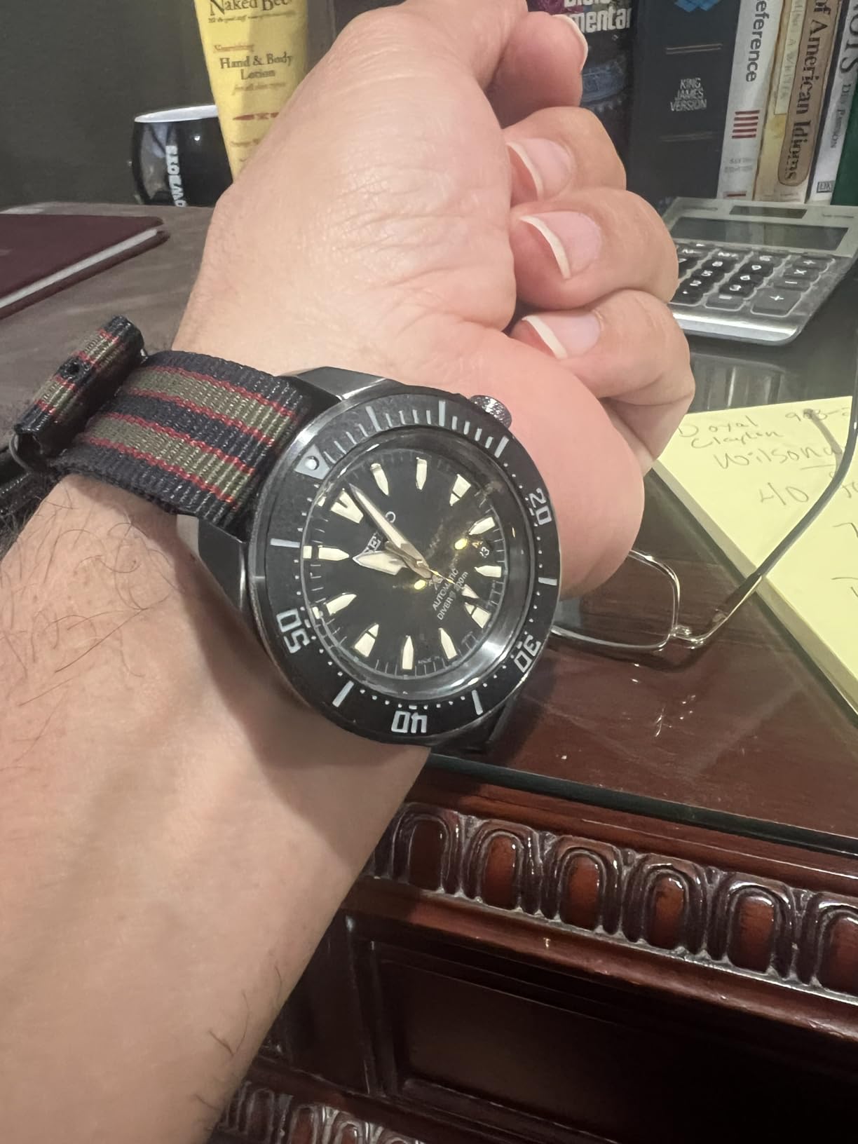 SEIKO Prospex Samurai Automatic Black Dial Men's Watch SRPL15 - Customer Photo 1