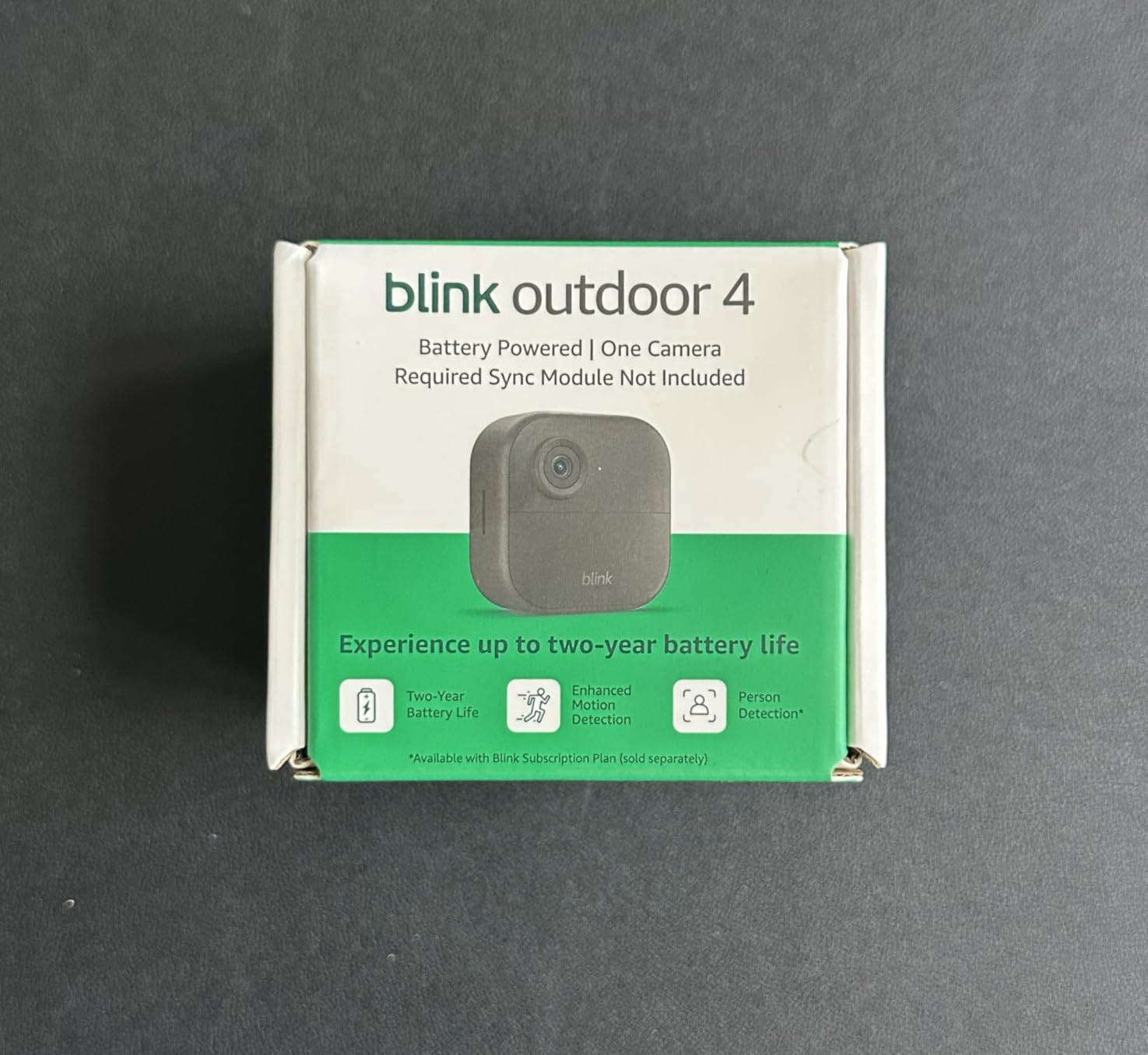 Blink Outdoor 4 – Wireless smart security camera, two-year battery life, 1080p HD day and infrared night live view, two-way talk. Sync Module Core included – 2 camera system - Customer Photo 2