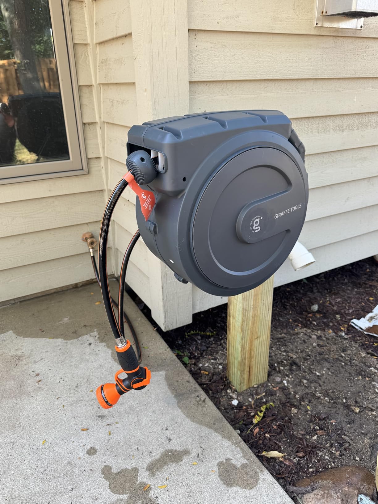 Giraffe Tools CW20 Retractable Garden Hose Reel 5/8
