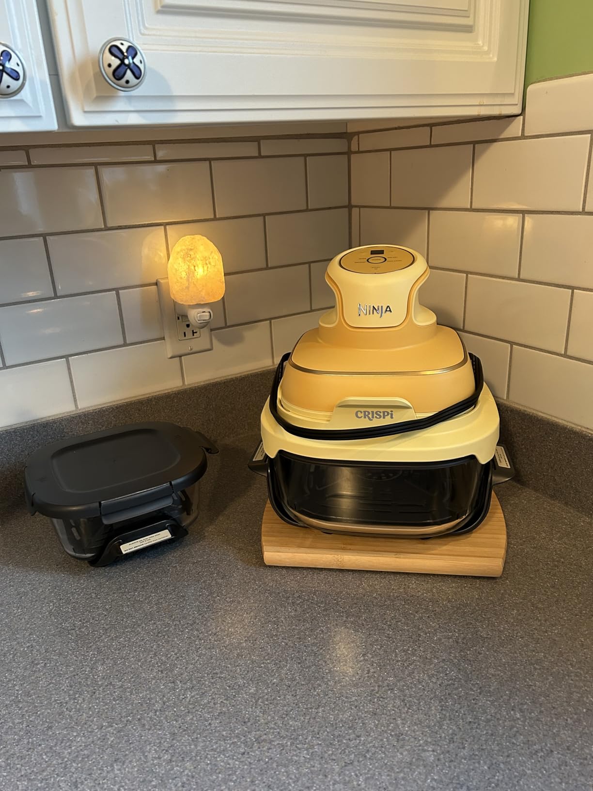 Ninja Crispi 4-in-1 Glass Air Fryer | 450°F | Non-Toxic | 4QT & 6-Cup Glass Containers w/Lids | Microwave, Freezer, Dishwasher Safe | Max Crisp, Air Fry, Bake, Recrisp | Green | FN101SG Customer Review Ninja Crispi 4-in-1 Glass Air Fryer | 450°F | Non-Toxic | 4QT & 6-Cup Glass Containers w/Lids | Microwave, Freezer, Dishwasher Safe | Max Crisp, Air Fry, Bake, Recrisp | Green | FN101SG - Customer Photo 2