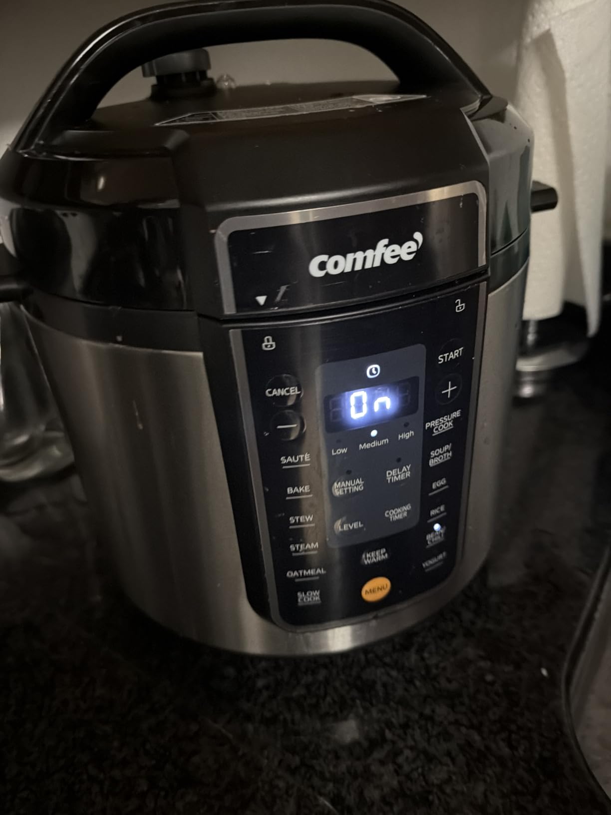 COMFEE' Pressure Cooker 6 Quart with 13 Cooking Functions, Olla de Presion Non-Stick Pot Yogurt Maker Rice Cooker Slow Cooker Sauté Steamer, Healthy Ceramic Inner Pot Customer Review COMFEE' Pressure Cooker 6 Quart with 13 Cooking Functions, Olla de Presion Non-Stick Pot Yogurt Maker Rice Cooker Slow Cooker Sauté Steamer, Healthy Ceramic Inner Pot - Customer Photo 1