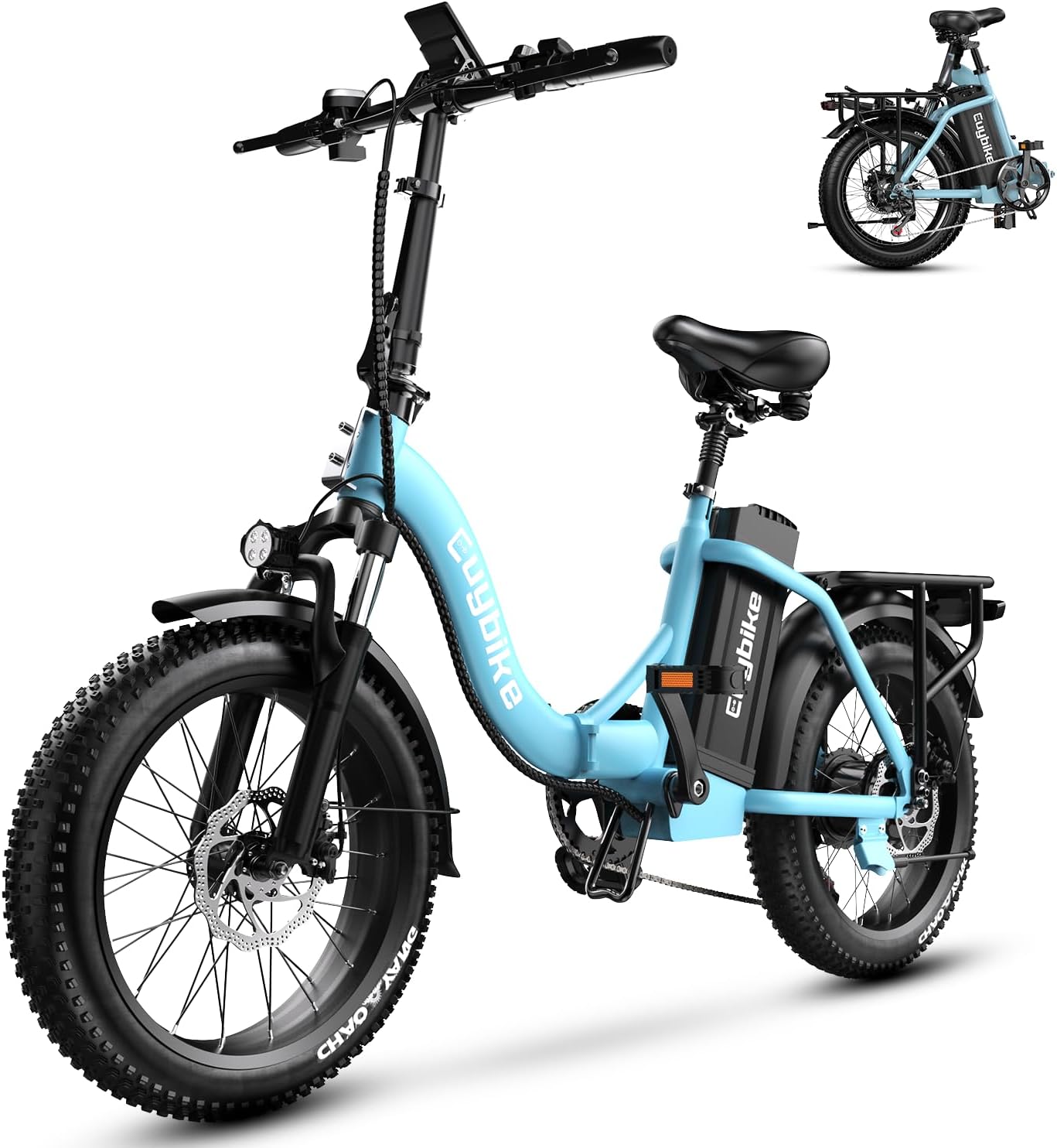 1000W Folding Electric Bike, 48V 20AH Removable Battery E Bike, 30+MPH, 80 Miles Max Range Electric Bike for Adults, 20 1000W Folding Electric Bike, 48V 20AH Removable Battery E Bike, 30+MPH, 80 Miles Max Range Electric Bike for Adults, 20