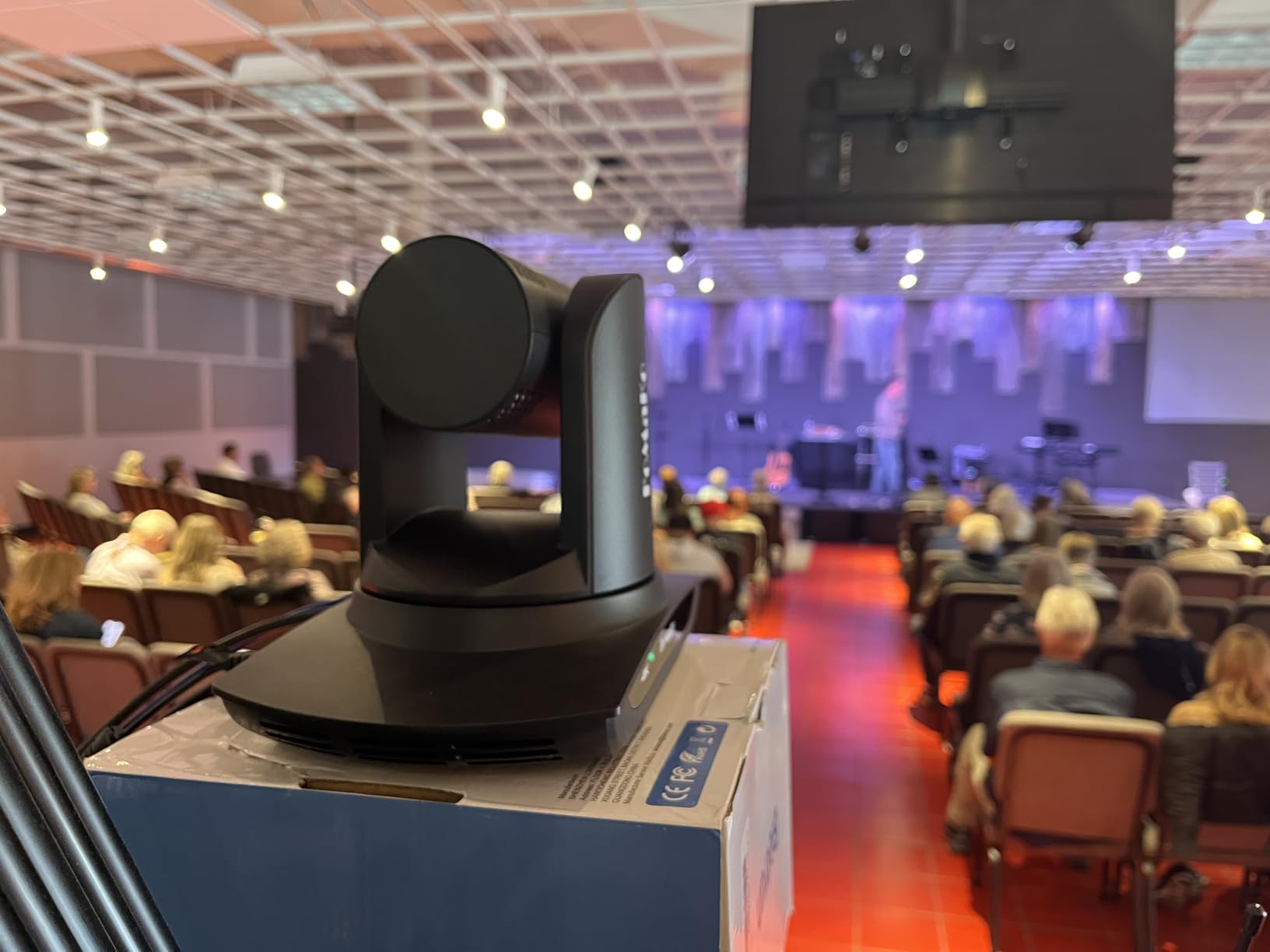 FoMaKo NDI PTZ Camera, AI Auto-Tracking Gen 3, 20x Optical Zoom LAN USB3.0 HDMI PTZ Camera for Church Services Worship Education (NDI 6 & NDI HX3) FMK20UH NDI-B (Black Color) Customer Review FoMaKo NDI PTZ Camera, AI Auto-Tracking Gen 3, 20x Optical Zoom LAN USB3.0 HDMI PTZ Camera for Church Services Worship Education (NDI 6 & NDI HX3) FMK20UH NDI-B (Black Color) - Customer Photo 2