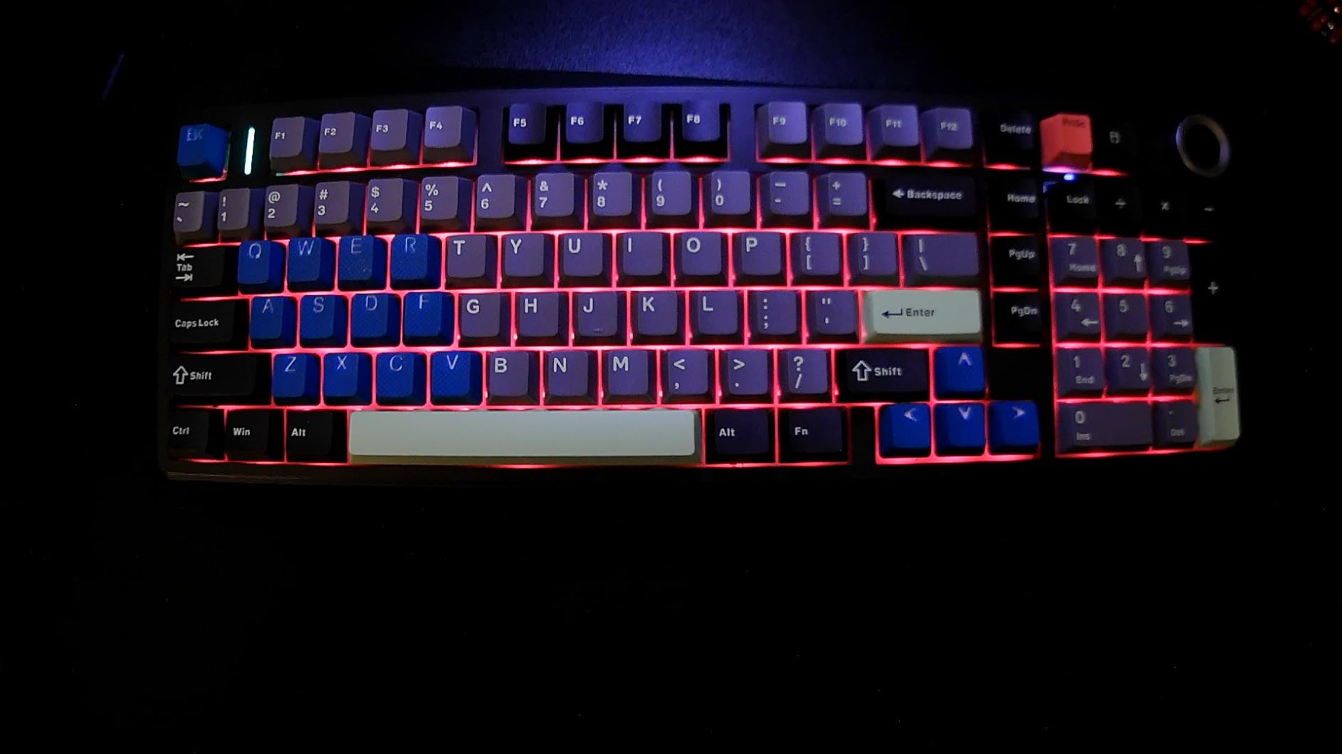 AULA F99 Pro Wireless Mechanical Keyboard with Knob,Creamy Sound,Tri-Mode BT5.0/USB-C/2.4GHz Hot Swappable Keyboard,Gasket Structure,RGB Backlit Computer Gaming Keyboards customer photo 2