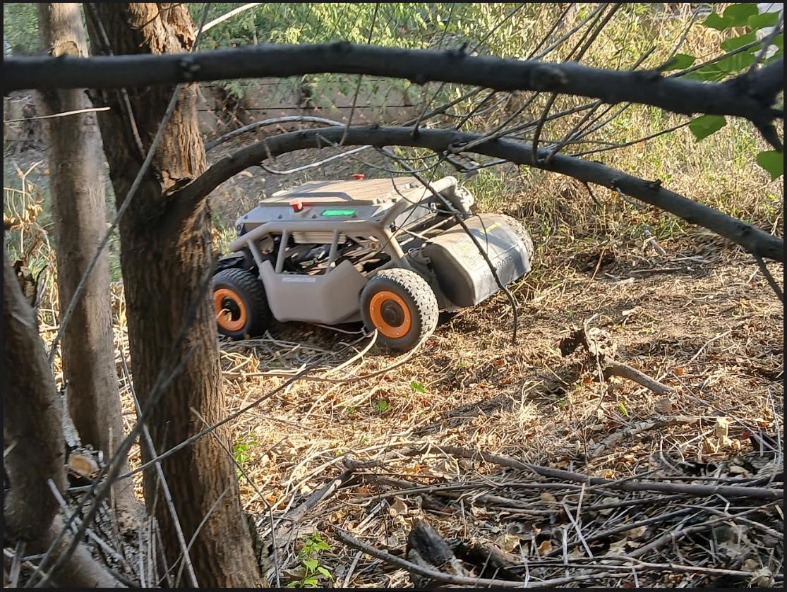 Remote Control Lawn Mower S1 4WD 56V12Ah, Multi-Functions RC Lawn Mower with 1.5-4.3 Inch Cutting Height 21 Inch Cutting Width for 75% Slope(37 degree) for Mowing 0.75 Acres - Customer Photo 2