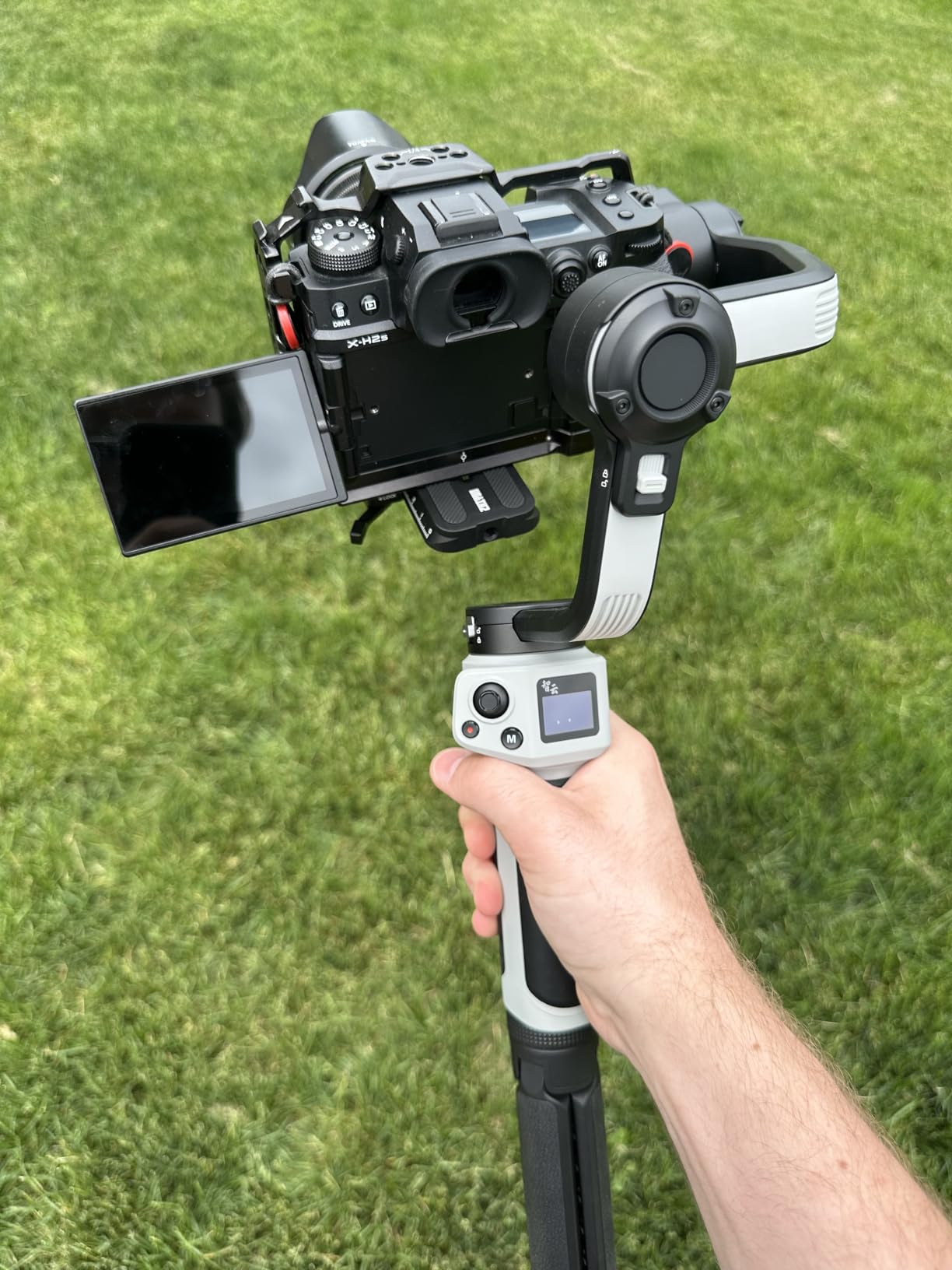 Zhiyun CINEPEER Crane 4E 3-Axis Camera Gimbal Stabilizer for Canon/Sony/Panasonic/Nikon, Extendable Sling Grip Native Vertical Shooting Handheld Camera Gimbal - Customer Photo 2