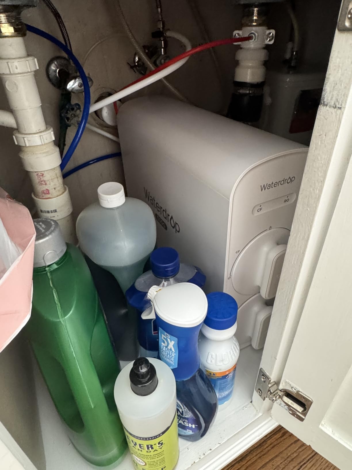 Waterdrop G5P500 Reverse Osmosis Water Filter, NSF/ANSI 58 & 372 Certified, 7 Stage Reverse Osmosis System, 500G RO Water Filtration System, 2:1 Pure to Drain, Reduces TDS PFAS, BPA Free - Customer Photo 2