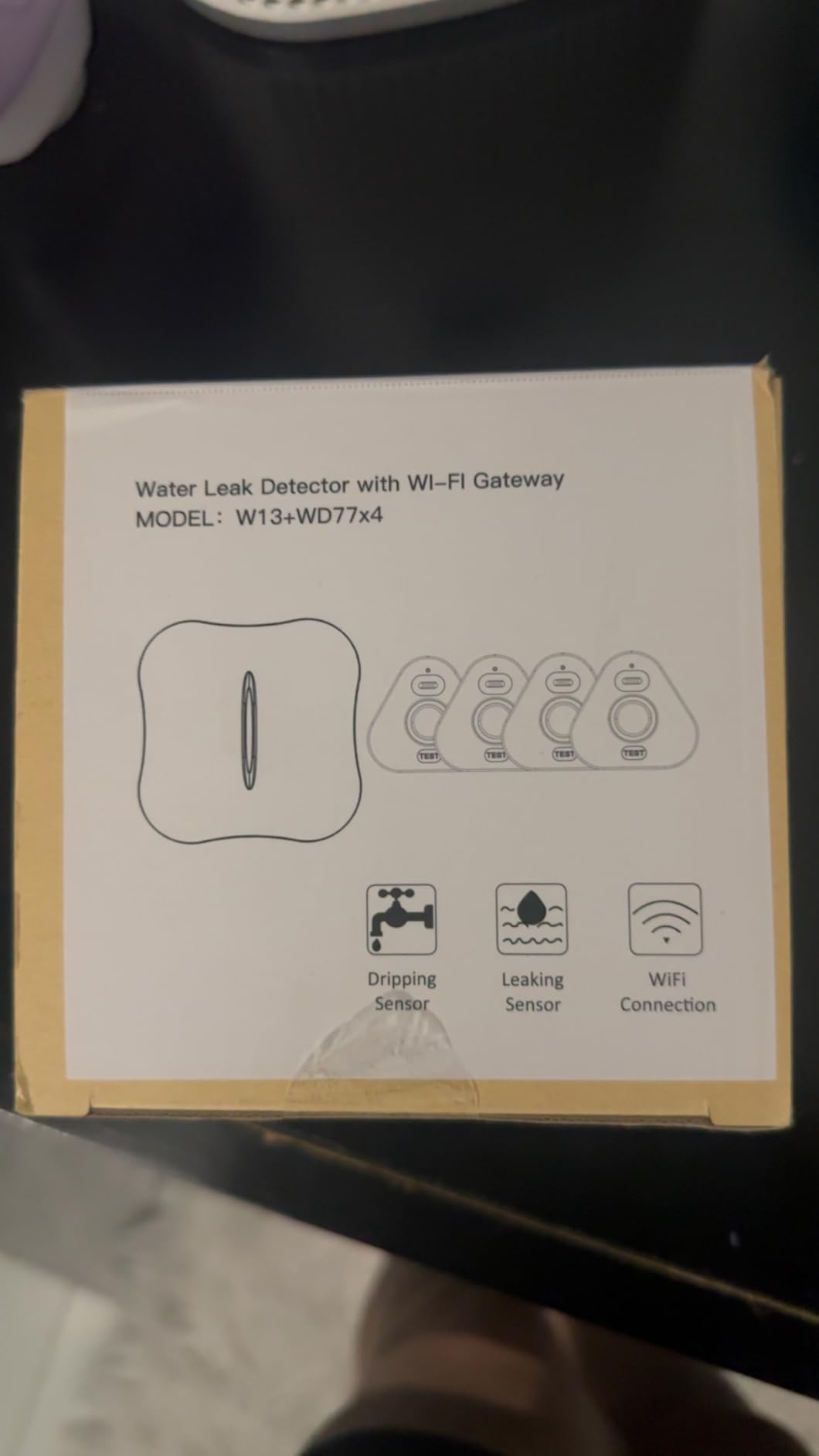 Smart Water Leak Detectors for Home WiFi with App Alerts, Stechro Ajustable 120dB Water Sensor Alarm Leak Detector for Basements Sink Kitchen Laundry, 4 Water Sensors & 1 Gateway Customer Review Smart Water Leak Detectors for Home WiFi with App Alerts, Stechro Ajustable 120dB Water Sensor Alarm Leak Detector for Basements Sink Kitchen Laundry, 4 Water Sensors & 1 Gateway - Customer Photo 2