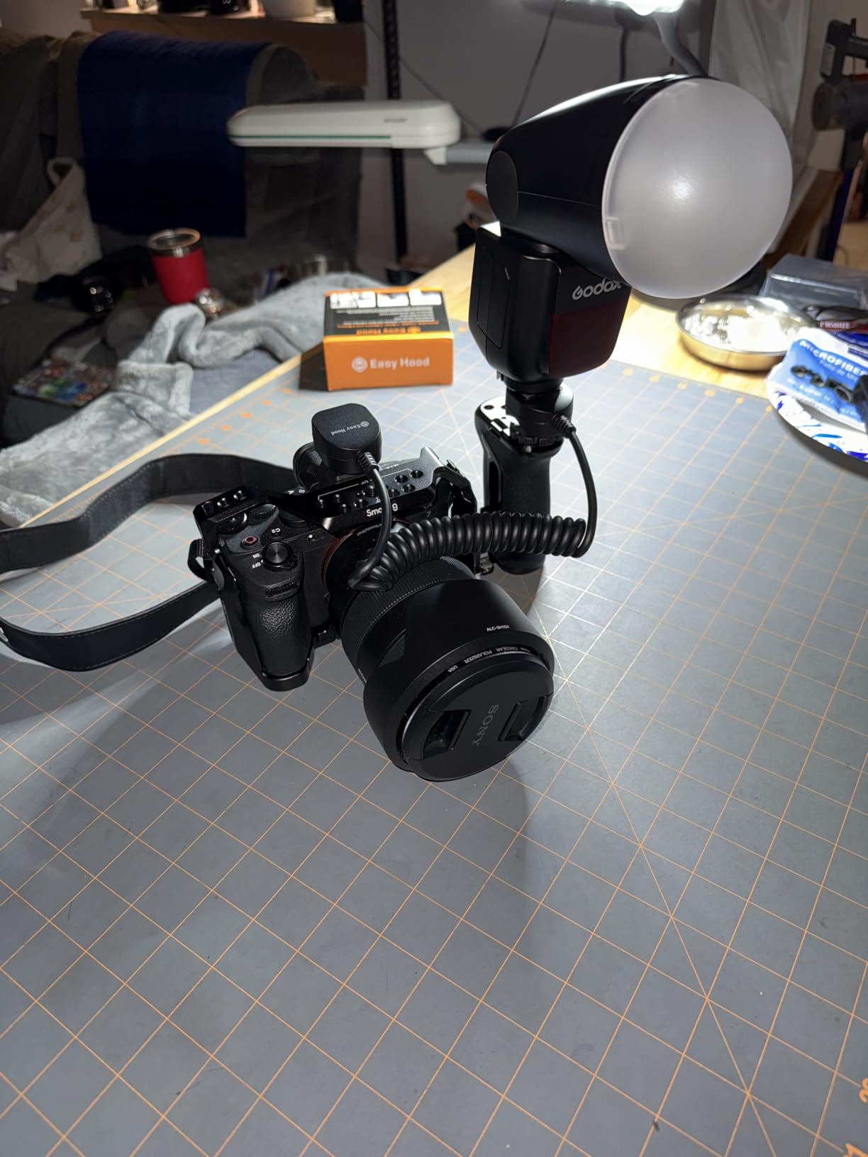 Godox V1 V1-C V1C USA Version Camera Flash for Canon Camera Flash Speedlite Speedlight,76Ws 2.4G TTL1/8000 HSS,480 Full Power Shots,1.5s Recycle Time,2600mAh Li-ion Battery,10 Levels LED Modeling Lamp - Customer Photo 2