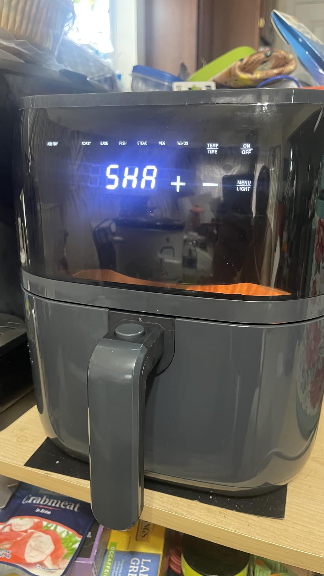 GreenLife Compact Electric Air Fryer Oven, 5.3 QT, PFAS-Free Ceramic Nonstick Drawer, 8 One Touch Digital Display, Easy View Window, Auto Shut-Off Timer, Dishwasher Safe Parts, 1500 Watts, Sage Customer Review GreenLife Compact Electric Air Fryer Oven, 5.3 QT, PFAS-Free Ceramic Nonstick Drawer, 8 One Touch Digital Display, Easy View Window, Auto Shut-Off Timer, Dishwasher Safe Parts, 1500 Watts, Sage - Customer Photo 2