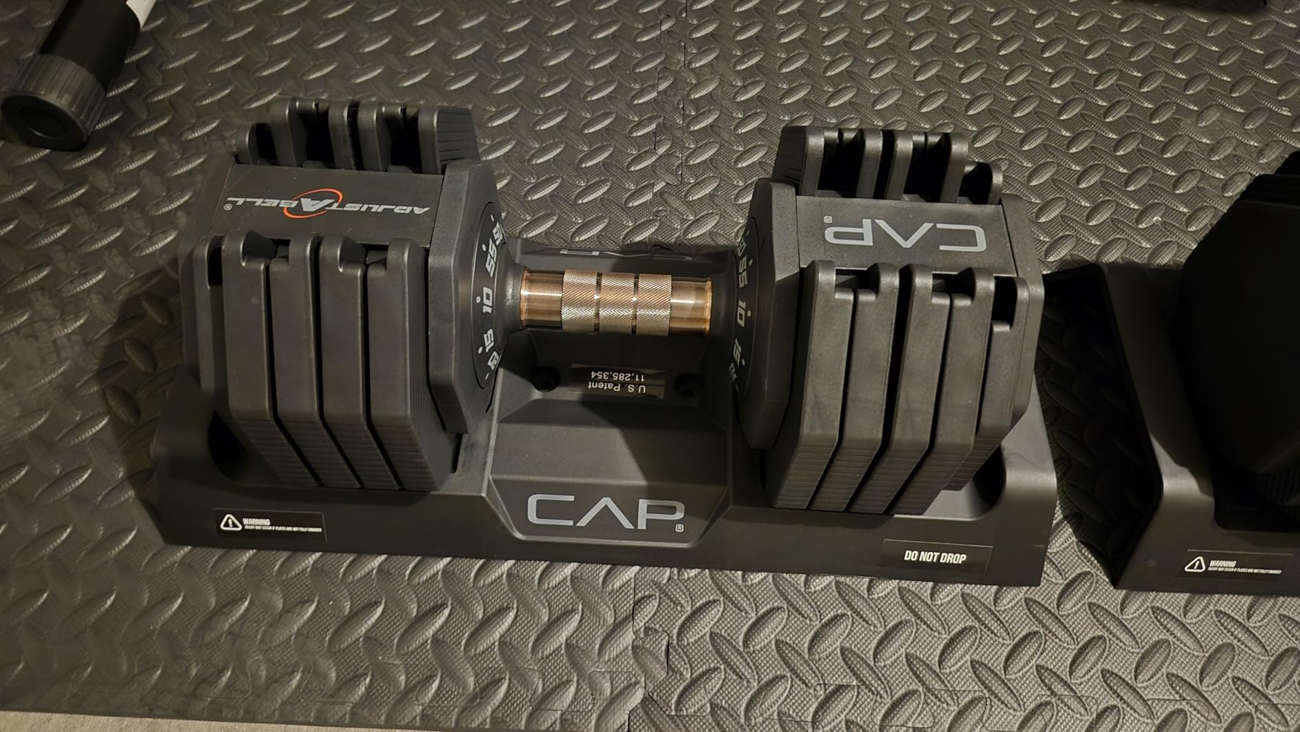 CAP Barbell ADJUSTABELL Adjustable 55 lb Hex Dumbbell Weights - Singles & Pairs | Multiple Handle Options - Customer Photo 1