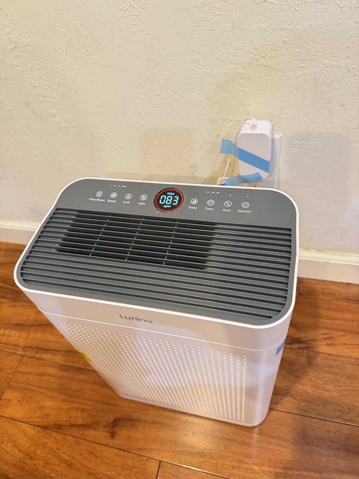 Air Purifiers for Home Large Room up to 3000sq.ft, LUNINO HEPA Double-Sided Air Purifier with Washable Filter, PM 2.5 Display Air Quality Sensors, Air Cleaner for Pets Hair, Odor, Dust, Smoke, Pollen Customer Review Air Purifiers for Home Large Room up to 3000sq.ft, LUNINO HEPA Double-Sided Air Purifier with Washable Filter, PM 2.5 Display Air Quality Sensors, Air Cleaner for Pets Hair, Odor, Dust, Smoke, Pollen - Customer Photo 2