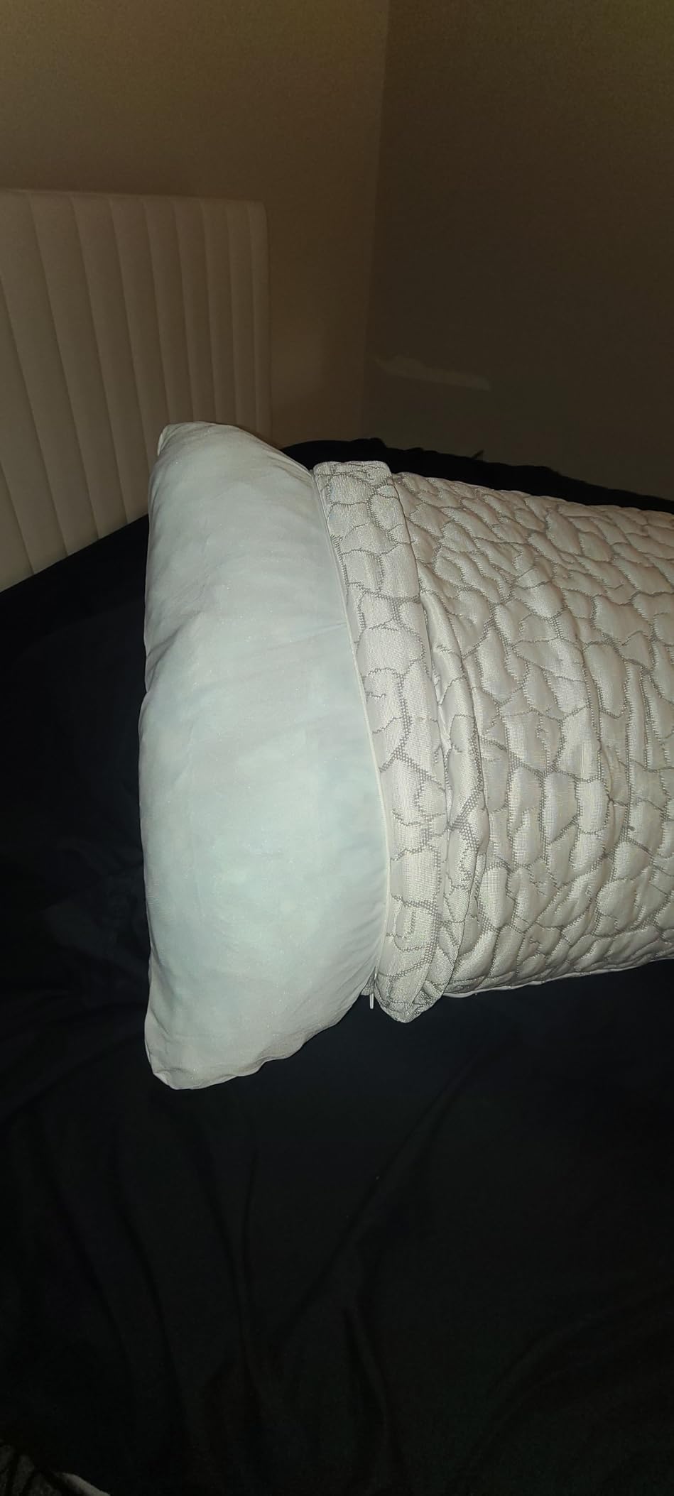 Cooling Pillows for Sleeping 2 Pack, Adjustable Shredded Memory Foam Pillows Queen Size Set of 2, Firm Bed Pillows for Side Back Stomach Hot Sleepers, Cold Pillow with Removable Washable Cover Customer Review Cooling Pillows for Sleeping 2 Pack, Adjustable Shredded Memory Foam Pillows Queen Size Set of 2, Firm Bed Pillows for Side Back Stomach Hot Sleepers, Cold Pillow with Removable Washable Cover - Customer Photo 5