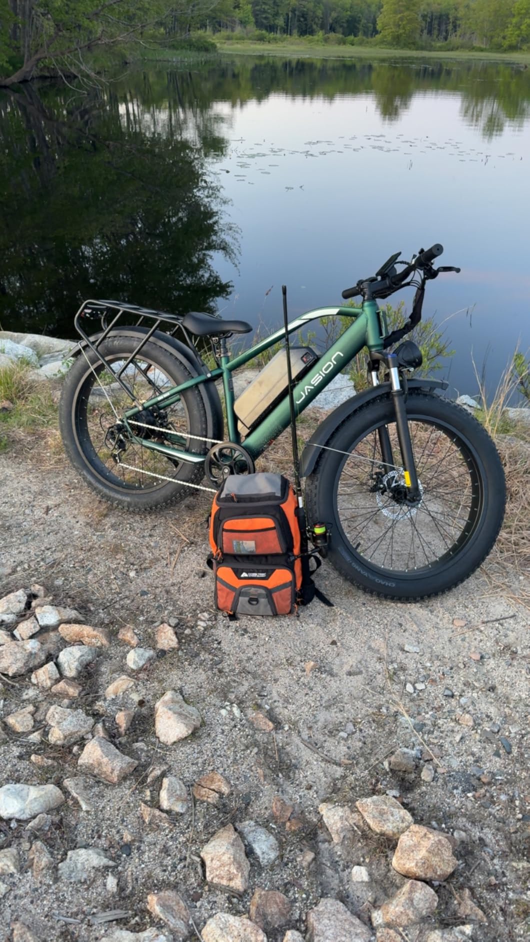 Jasion EB5 MAX Ebike for Adults with 1500W Peak Motor,720 Wh Removeable Battery, 26'' Fat Tire Electric Mountain Bike, 28+MPH Speed, Cruise Control, 7-Speed Customer Review Jasion EB5 MAX Ebike for Adults with 1500W Peak Motor,720 Wh Removeable Battery, 26'' Fat Tire Electric Mountain Bike, 28+MPH Speed, Cruise Control, 7-Speed - Customer Photo 2