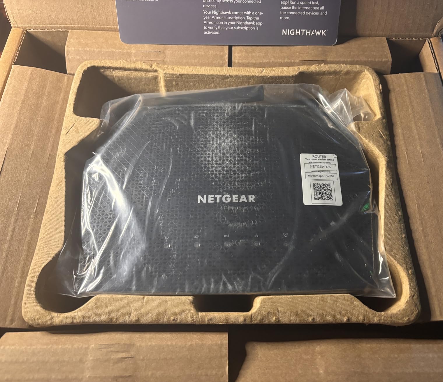 NETGEAR RAX36-100PAR AX3000 Nighthawk 4-Stream AX4 Up to 3 Gbps Wireless Speed WiFi 6 Router - Certified Refurbished Customer Review NETGEAR RAX36-100PAR AX3000 Nighthawk 4-Stream AX4 Up to 3 Gbps Wireless Speed WiFi 6 Router - Certified Refurbished - Customer Photo 2