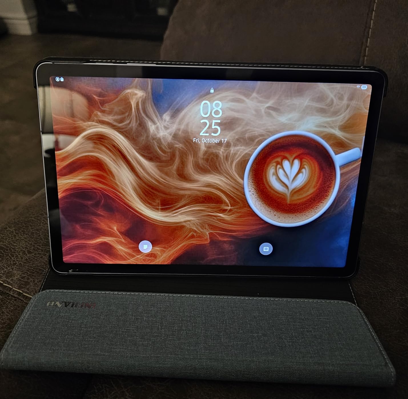 SAMSUNG Galaxy Tab S10 FE 128GB WiFi Android Tablet, Large Display, Long Battery Life, Exynos 1580 Processor, IP68 Water-Resistant, 90 Hz Refresh, S Pen for Note-Taking, US Version, Blue Customer Review SAMSUNG Galaxy Tab S10 FE 128GB WiFi Android Tablet, Large Display, Long Battery Life, Exynos 1580 Processor, IP68 Water-Resistant, 90 Hz Refresh, S Pen for Note-Taking, US Version, Blue - Customer Photo 1