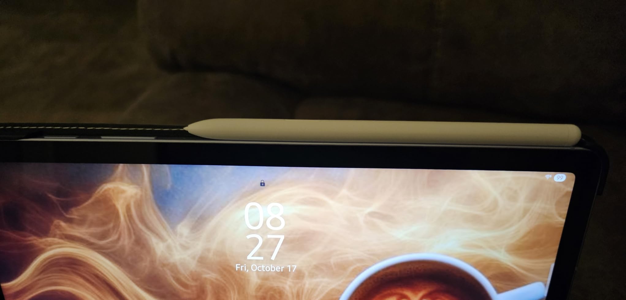 Samsung Galaxy Tab S10 FE 256GB WiFi Android Tablet, Large Display, Long Battery Life, Exynos 1580 Processor, IP68 Water-Resistant, 90 Hz Refresh, S Pen for Note-Taking, US Version, Blue Customer Review Samsung Galaxy Tab S10 FE 256GB WiFi Android Tablet, Large Display, Long Battery Life, Exynos 1580 Processor, IP68 Water-Resistant, 90 Hz Refresh, S Pen for Note-Taking, US Version, Blue - Customer Photo 2