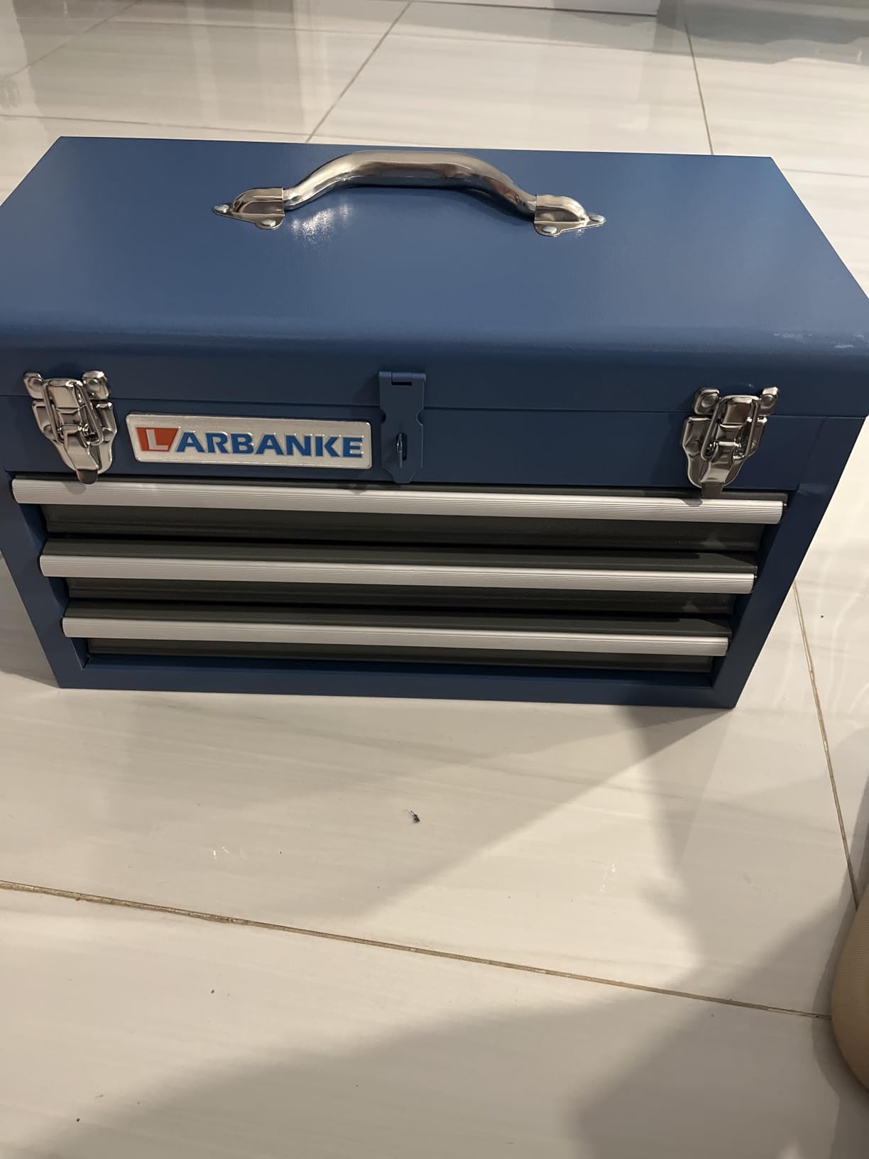 LARBANKE Tool Chest Combination with 3 Different Types,Rolling Tool Chest with Stainless Countertop,360°Wheels and Foot Pads,Tool Cabinet with Connection Buckle,Can Connect Together - Customer Photo 1