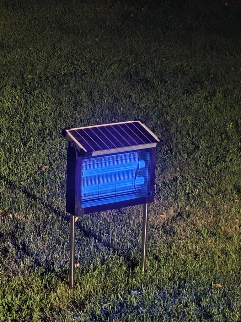 OnBeam Solar Bug Zapper Outdoor, Mosquito Zapper Waterproof Electric Fly Zapper Rechargeable Mosquito Killer Lamp with 10W Solar Panel, 4500V Cordless Fly Trap for Backyard, Patio, Garden, RV, Camping Customer Review Best Mosquito Traps for Yards