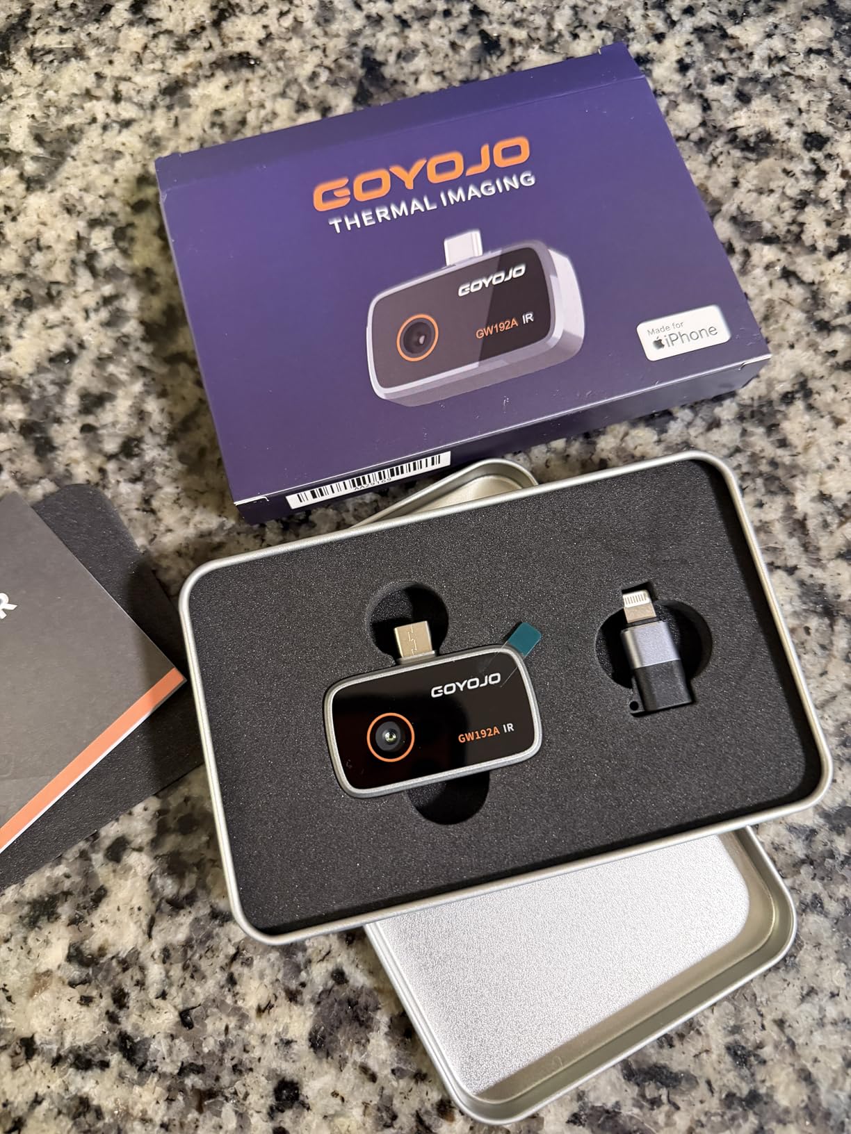 GOYOJO Thermal Imaging Camera for Android/iphone 15/16/17 iOS Series 192x192 IR Resolution– Water Leak Detection HVAC Electrical Plumbing, Automotive Repair, Home Inspection, DIY-USB-C Infrared Imager Customer Review GOYOJO Thermal Imaging Camera for Android/iphone 15/16/17 iOS Series 192x192 IR Resolution– Water Leak Detection HVAC Electrical Plumbing, Automotive Repair, Home Inspection, DIY-USB-C Infrared Imager - Customer Photo 2