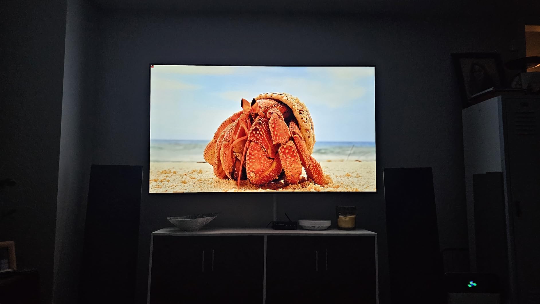 Samsung 55-Inch Class OLED 4K S85F Series, Vision AI Smart TV (2025 Model, 55S85F) Object Tracking Sound Lite w/Dolby Atmos, NQ4 AI Gen2 Processor, Contour Design, Color Booster Pro, Alexa Built-in customer photo 2