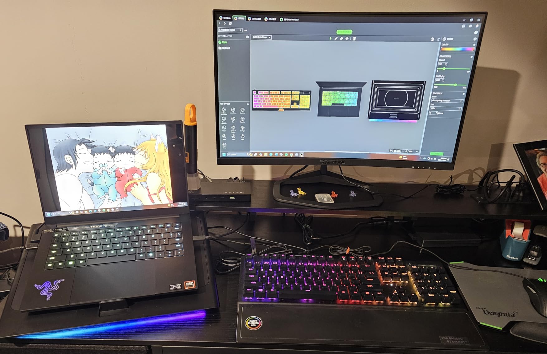 Razer Blade 14 (2025) Gaming Laptop: NVIDIA GeForce RTX 5070 - AMD Ryzen AI 9 365 CPU - 3K 120Hz OLED Display - 32GB LPDDR5X RAM - 1TB SSD - Thin & Lightweight - Chroma RGB - Windows - Black - Customer Photo 1