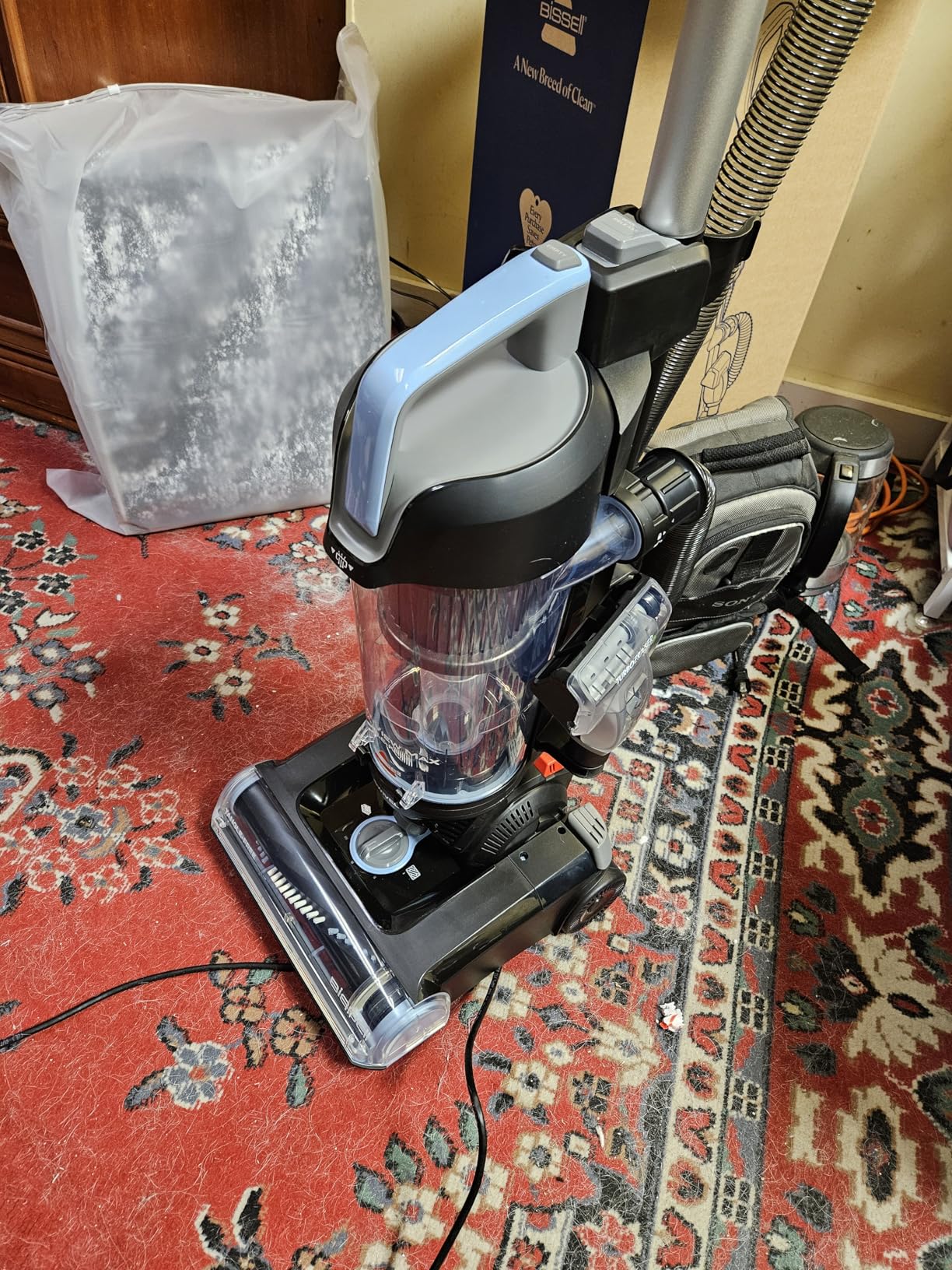 Bissell CleanView Max Tangle-Free Rewind with LED Headlights, Tangle-Free Brush Roll, Automatic Cord Rewind, Included pet Tools, 4073L Customer Review Bissell CleanView Max Tangle-Free Rewind with LED Headlights, Tangle-Free Brush Roll, Automatic Cord Rewind, Included pet Tools, 4073L - Customer Photo 2