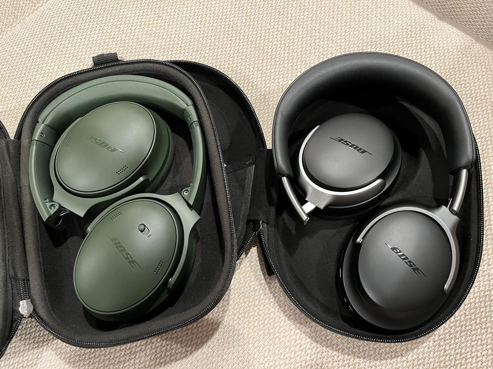 Bose QuietComfort Headphones - Wireless Bluetooth Headphones, Active Over Ear Noise Cancelling and Mic, USB-C Charging, Deep Bass, Up to 24 Hours of Playtime, Twilight Blue - Limited Edition Color Customer Review Bose QuietComfort Headphones - Wireless Bluetooth Headphones, Active Over Ear Noise Cancelling and Mic, USB-C Charging, Deep Bass, Up to 24 Hours of Playtime, Twilight Blue - Limited Edition Color - Customer Photo 1