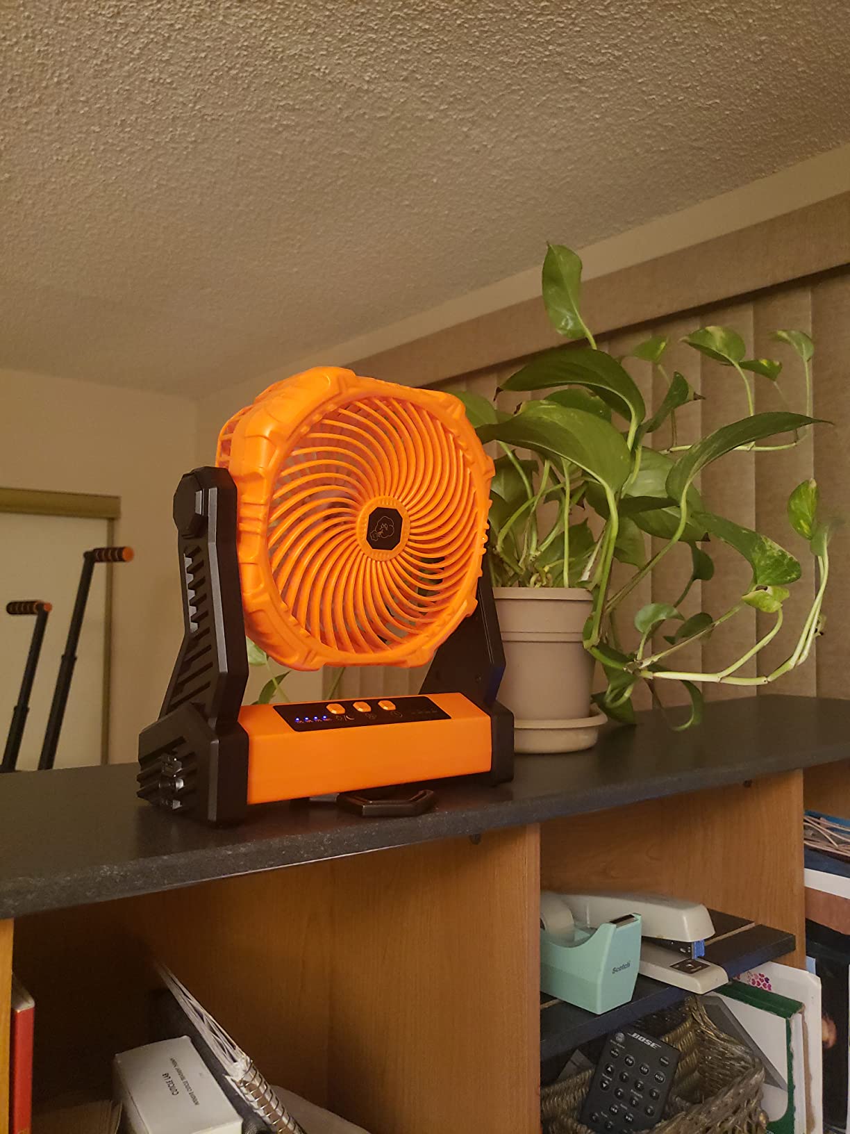 Portable Misting Fan for Outdoors Patios - 30000mAh Rechargeable Battery Powered Camping Fan, 4 Spray Mister with Timer, Fits 10-13