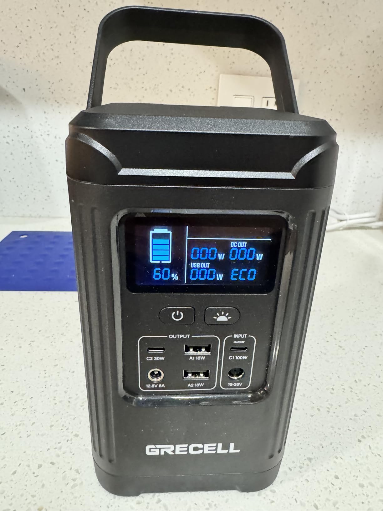 240W Portable Power Station 154Wh/48000mAh, 100W USB-C PD(Dual Way) LiFePO4 Battery Power Bank Station, 7 ports Solar Generator with LED and Stand for Camping, Home, Travel(Wall Charger Not Included) Customer Review 240W Portable Power Station 154Wh/48000mAh, 100W USB-C PD(Dual Way) LiFePO4 Battery Power Bank Station, 7 ports Solar Generator with LED and Stand for Camping, Home, Travel(Wall Charger Not Included) - Customer Photo 2
