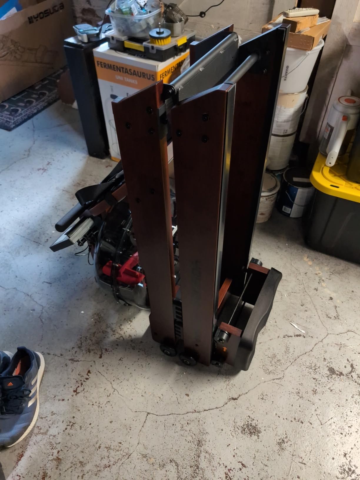 YOSUDA Water Rowing Machines for Home Use- Foldable Rower Machine 400LBS Weight Capacity with Dedicated Monitor & Bluetooth APP, Comfortable Seat - Customer Photo 1