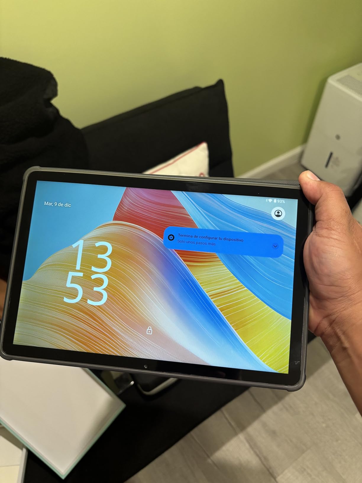 Tablet 11 inch, Android 15 Tablet with Octa-Core, 12GB RAM 128GB Storage 1TB Expandable, 1280x800 Incell Large Screen 13MP Dual Cameras 8MP Front, 8000mAh, GPS, Face Unlock, WiFi - Gray - Customer Photo 2