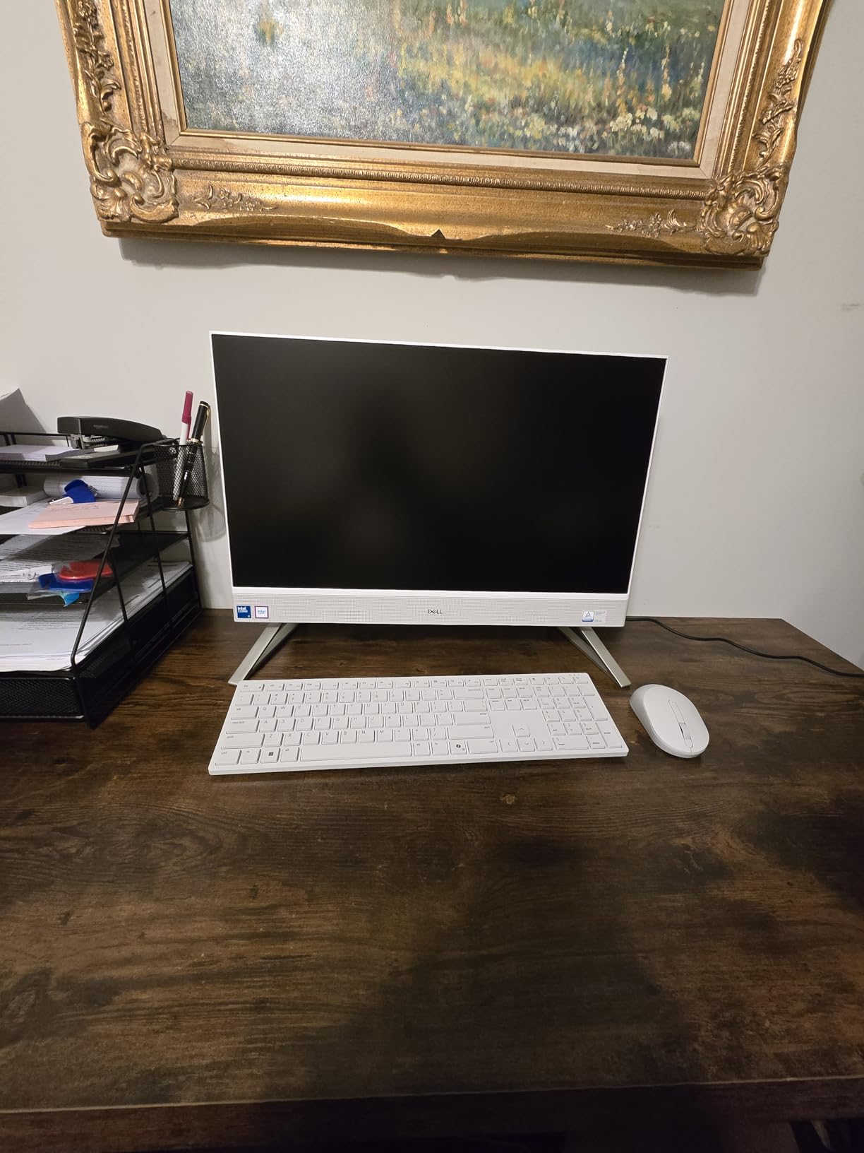 Dell 24 All-in-One Desktop ec24250 - 23.8-inch FHD Display, Intel Core 3 Processor 100U, 8GB DDR5 RAM, 512GB SSD, Windows 11 Home - White customer photo 2