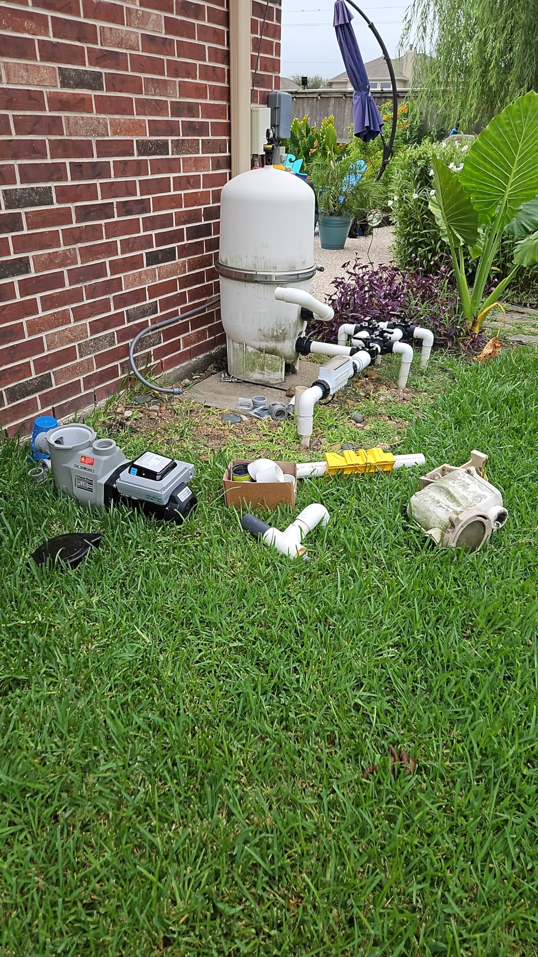 CHLORWORKS Variable Speed Pool Pump Inground 2.0 HP- with Filter Basket for Inground Pools, Save Energy, Energy Star Certified 220-240V, 2 Years Warranty Customer Review CHLORWORKS Variable Speed Pool Pump Inground 2.0 HP- with Filter Basket for Inground Pools, Save Energy, Energy Star Certified 220-240V, 2 Years Warranty - Customer Photo 3
