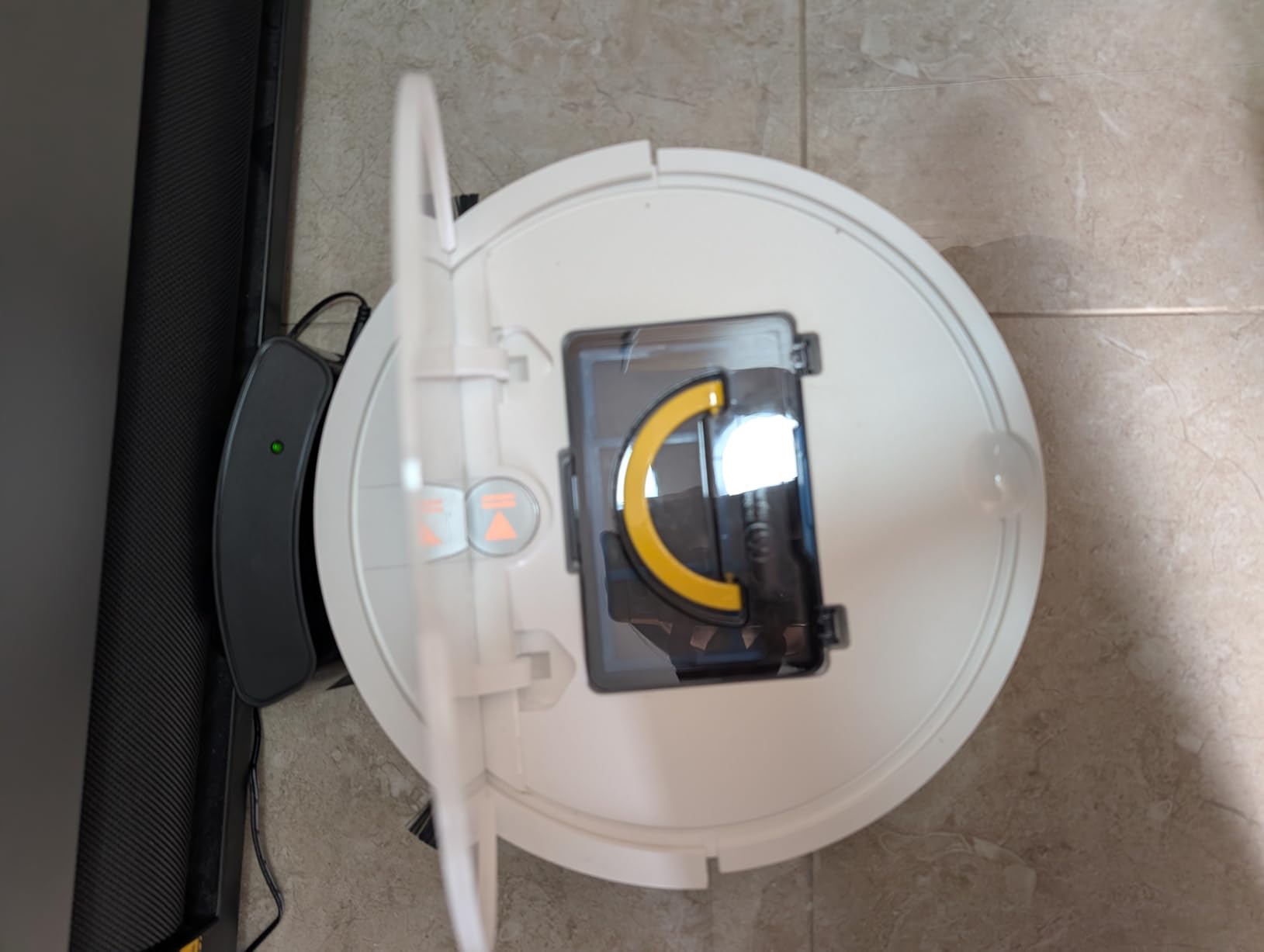 ILIFE V2 Robot Vacuum Cleaner, Tangle-Free Suction, 120 Mins Runtime, Slim, Self-Charging Robotic Vacuum Cleaner, Ideal for Pet Hair and Hard Floors Customer Review ILIFE V2 Robot Vacuum Cleaner, Tangle-Free Suction, 120 Mins Runtime, Slim, Self-Charging Robotic Vacuum Cleaner, Ideal for Pet Hair and Hard Floors - Customer Photo 2