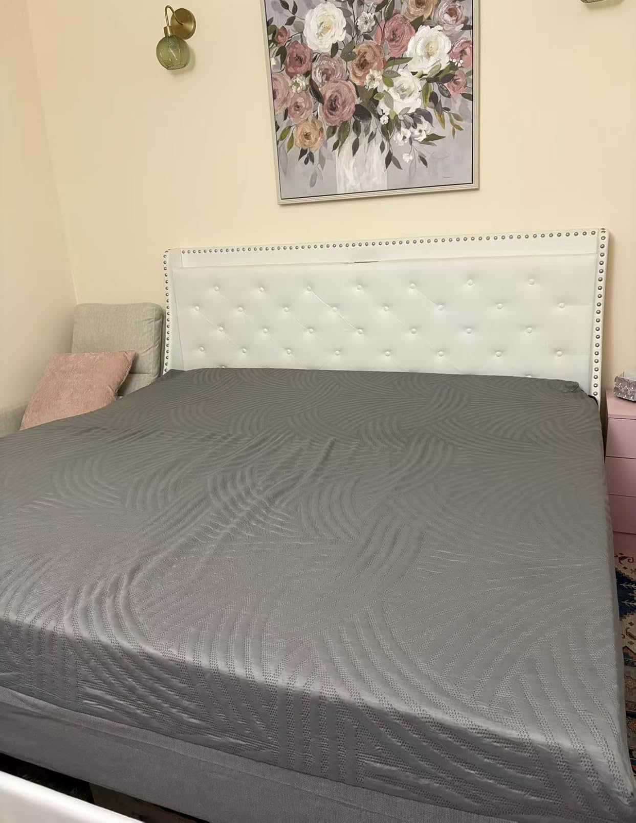 Sweetnight CoolNest Queen Mattress, 14 inch Cooling Queen Size Memory Foam Mattress for Cool Night Sleep, 5-Zone Ergo Support for Pressure Relief, Medium, CertiPUR-US Certified - Customer Photo 5