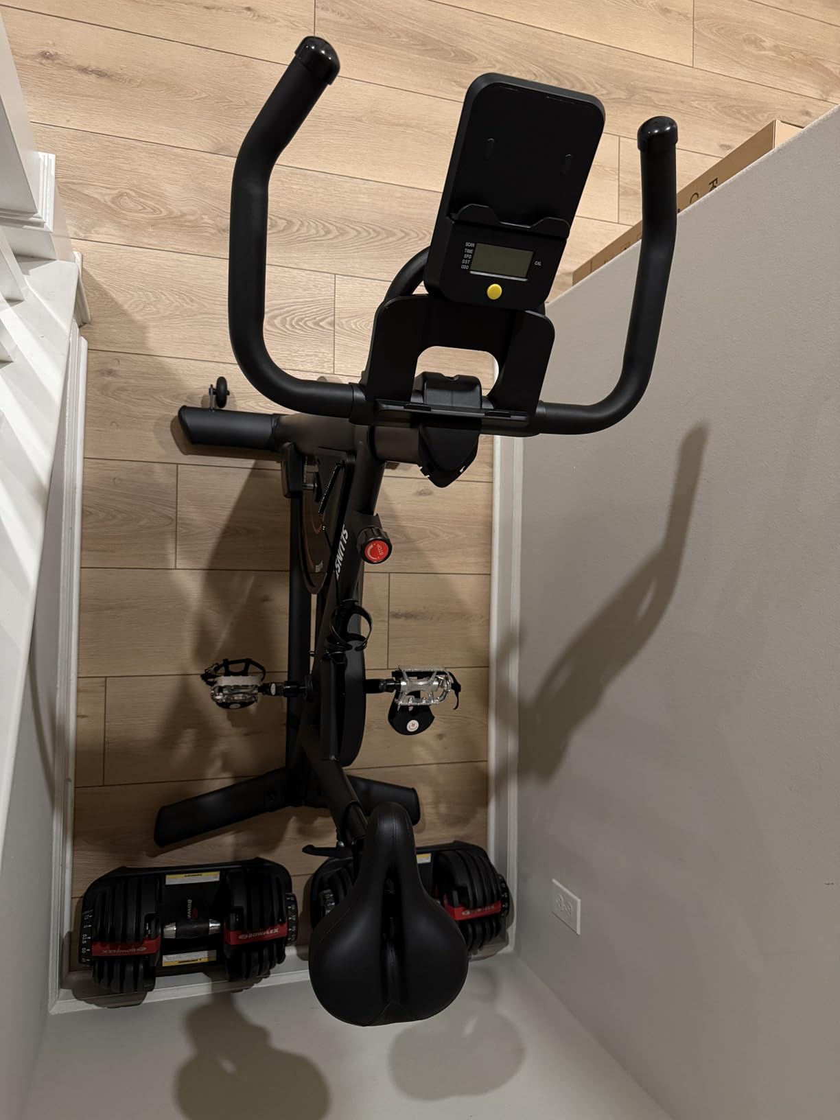 Exercise Bike, Adjustable Magnetic Resistance Stationary Bikes for Home with App Compatible, Quiet Indoor Cycling Bike with 350lbs Weight Capacity Comfortable Seat, Digital Monitor & Phone Mount Customer Review Exercise Bike, Adjustable Magnetic Resistance Stationary Bikes for Home with App Compatible, Quiet Indoor Cycling Bike with 350lbs Weight Capacity Comfortable Seat, Digital Monitor & Phone Mount - Customer Photo 1