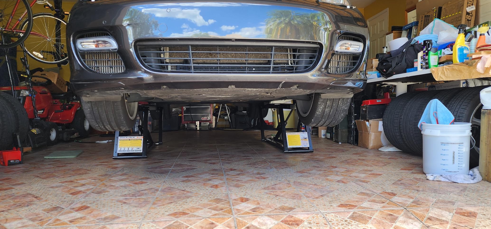 QuickJack Bundle - 6000TL Portable Car Lift, Wall Hangers & Pinch-Weld Blocks, ALI Certified, 6,000-lbs. Capacity, 110V Power Unit, Car Lift for Garage, Shop, & Mechanic Customer Review QuickJack Bundle - 6000TL Portable Car Lift, Wall Hangers & Pinch-Weld Blocks, ALI Certified, 6,000-lbs. Capacity, 110V Power Unit, Car Lift for Garage, Shop, & Mechanic - Customer Photo 1