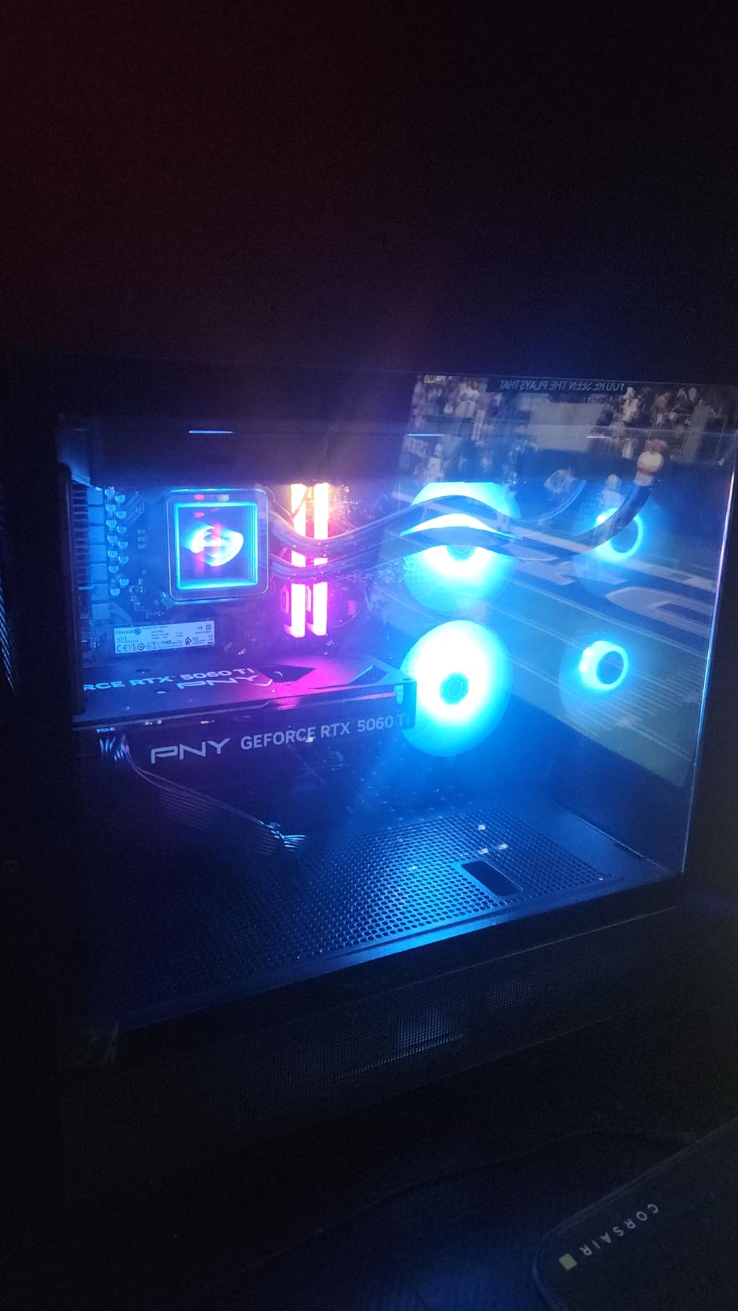 Skytech Gaming Azure 3 Desktop PC, Ryzen 7 7800X3D 4.2 GHz (5GHz Turbo), NVIDIA RTX 5060 Ti 16GB, 1TB Gen4 NVMe SSD, 32GB DDR5 RAM 6000 RGB, 650W Gold PSU, 360mm ARGB AIO, Wi-Fi, Win 11 customer photo 1