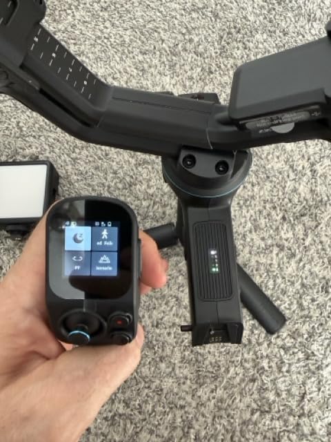 FeiyuTech SCORP 3 KIT Gimbal Stabilizer for DSLR and Mirrorless Camera, Built-in AI Tracking, Detachable Handle, 3-Axis Gimbal for Sony/Canon/Nikon/Fujifilm, Max 7.721lbs, Touch Screen Customer Review FeiyuTech SCORP 3 KIT Gimbal Stabilizer for DSLR and Mirrorless Camera, Built-in AI Tracking, Detachable Handle, 3-Axis Gimbal for Sony/Canon/Nikon/Fujifilm, Max 7.721lbs, Touch Screen - Customer Photo 2