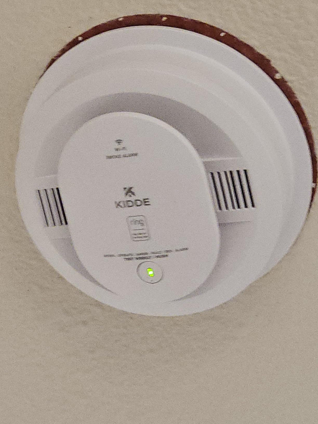Kidde Smart Smoke Detector, Ring App Enabled for Real-Time Notifications, Hardwired Alarm, AA Backup Battery Customer Review Kidde Smart Smoke Detector, Ring App Enabled for Real-Time Notifications, Hardwired Alarm, AA Backup Battery - Customer Photo 2